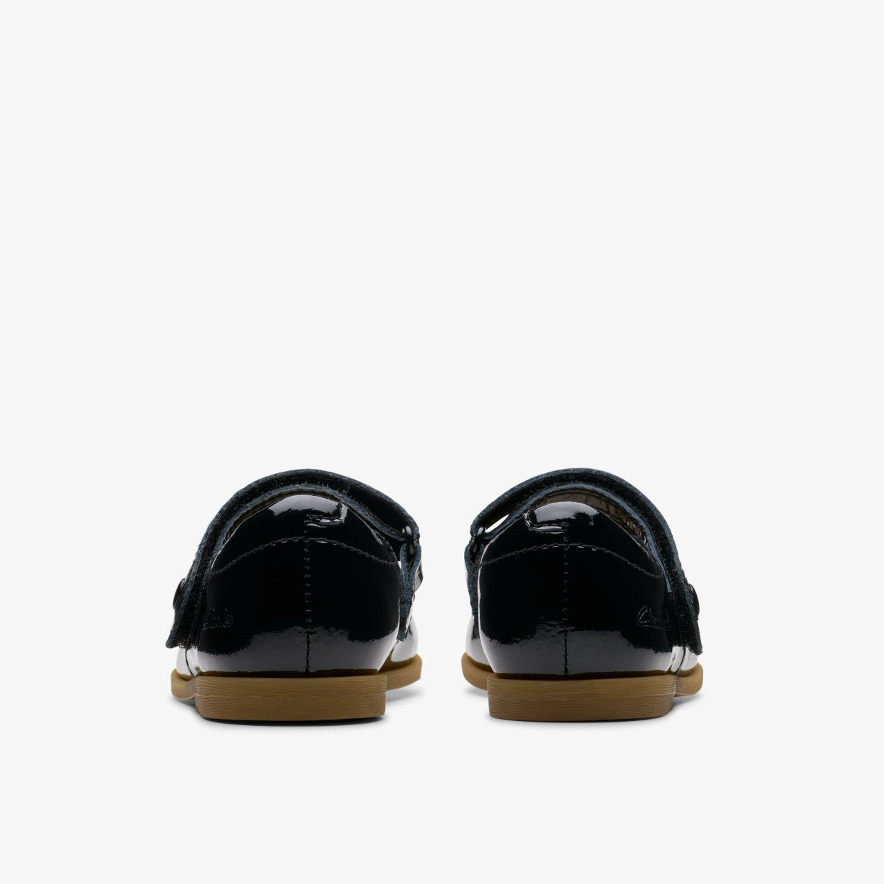 Drew Tap Toddler Black Patent Clarks Kids