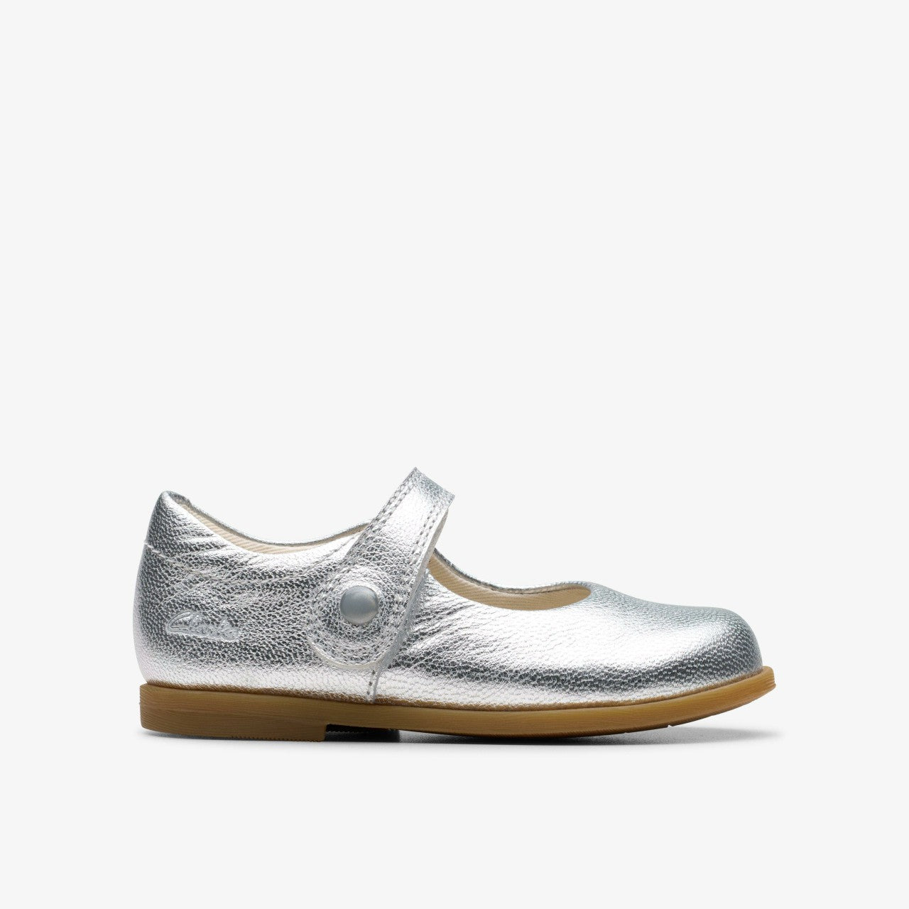 Drew Tap Toddler Silver Metallic Clarks Kids