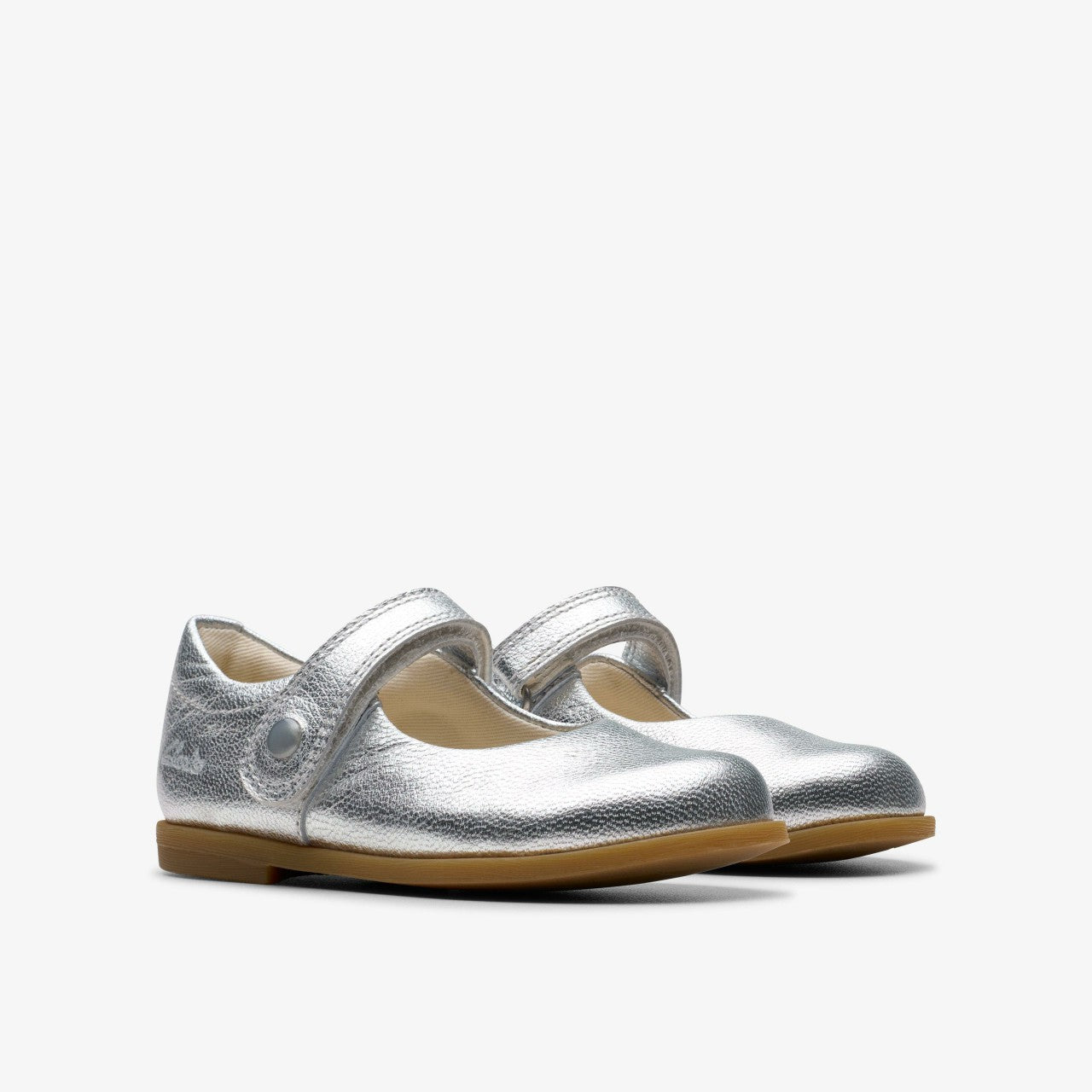 Drew Tap Toddler Silver Metallic Clarks Kids