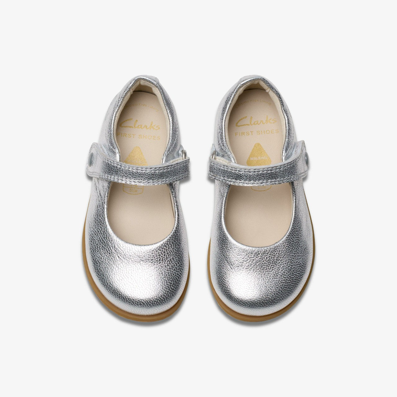 Drew Tap Toddler Silver Metallic Clarks Kids