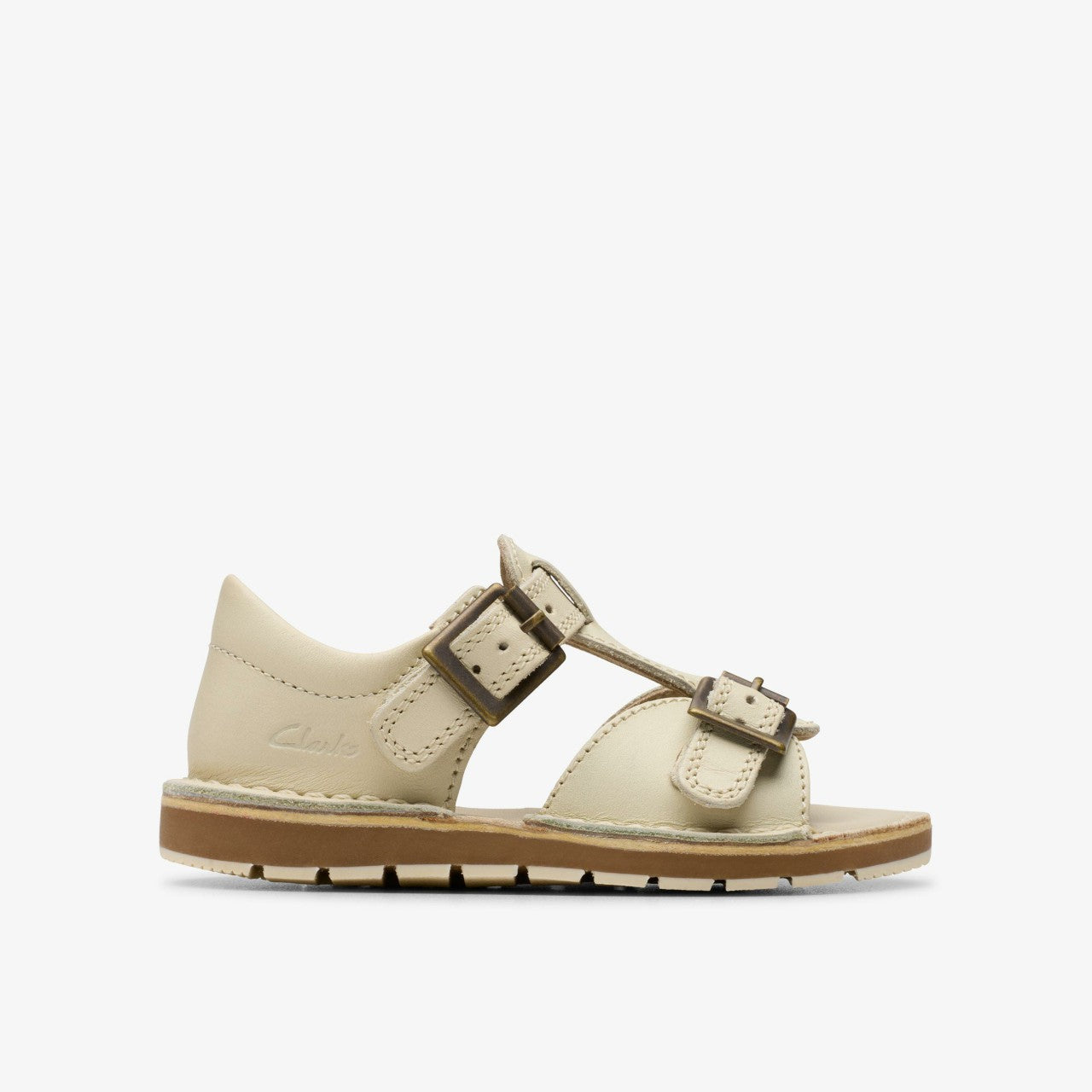 Playsun RF Toddler Off White Leather Clarks Kids