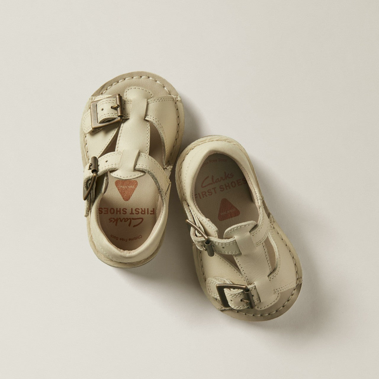 Playsun RF Toddler Off White Leather Clarks Kids