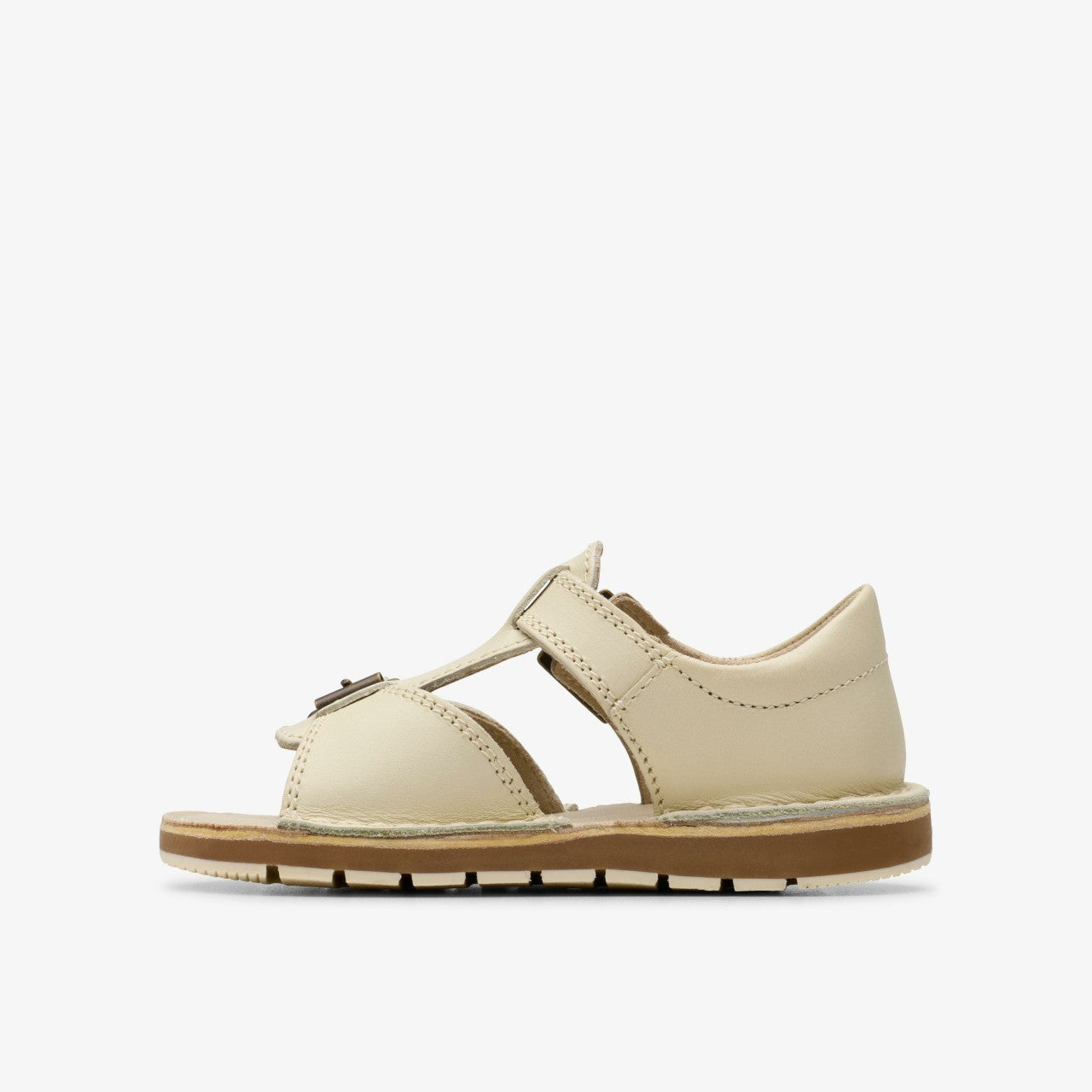 Playsun RF Toddler Off White Leather Clarks Kids
