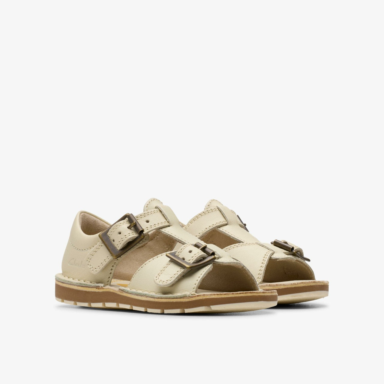 Playsun RF Toddler Off White Leather Clarks Kids