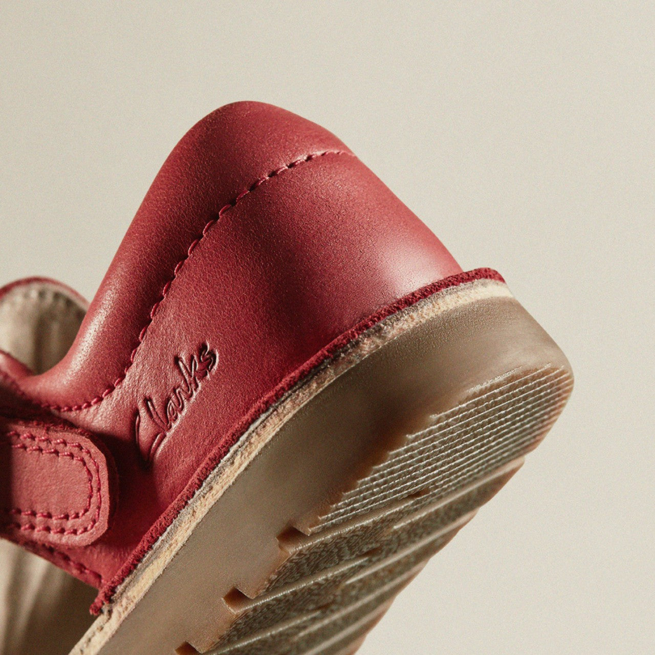 Playsun Toddler Red Leather Clarks Kids