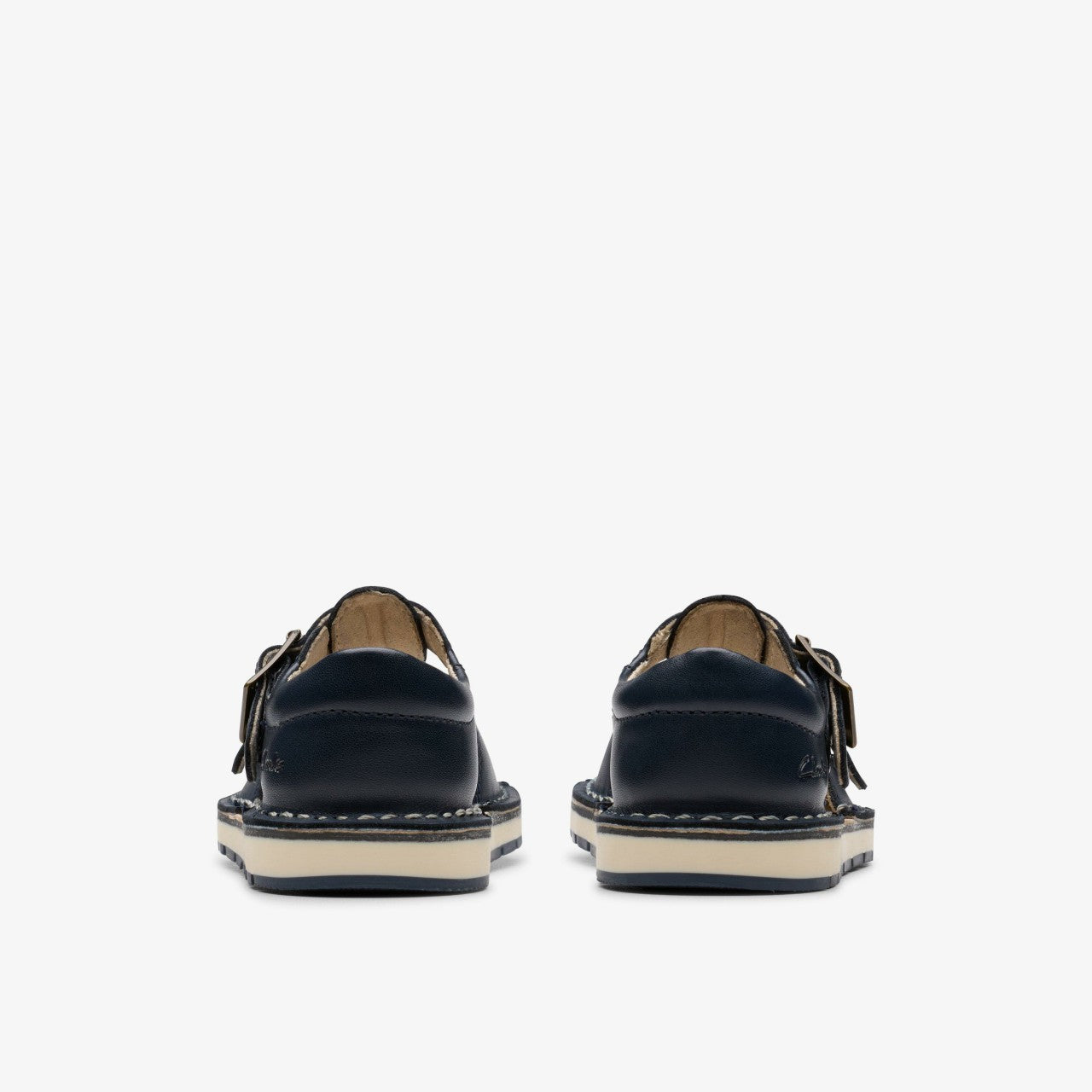 Playsun Toddler Navy Leather Clarks Babies|Kids