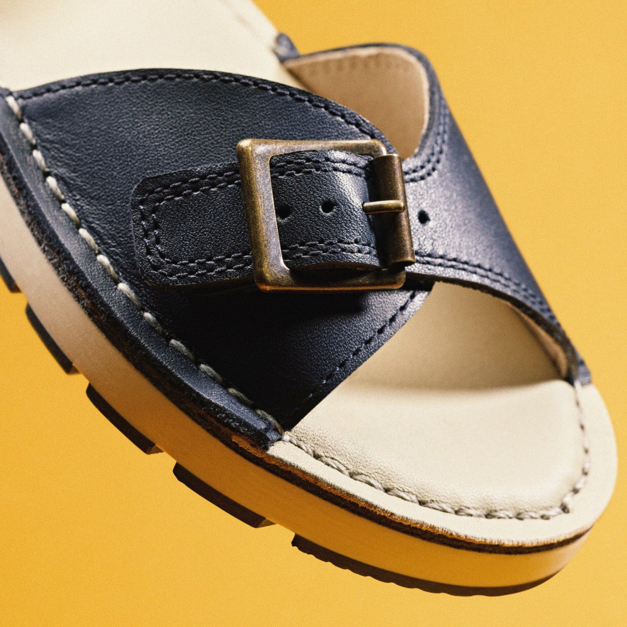 Playsun Kid Navy Leather Clarks Kids