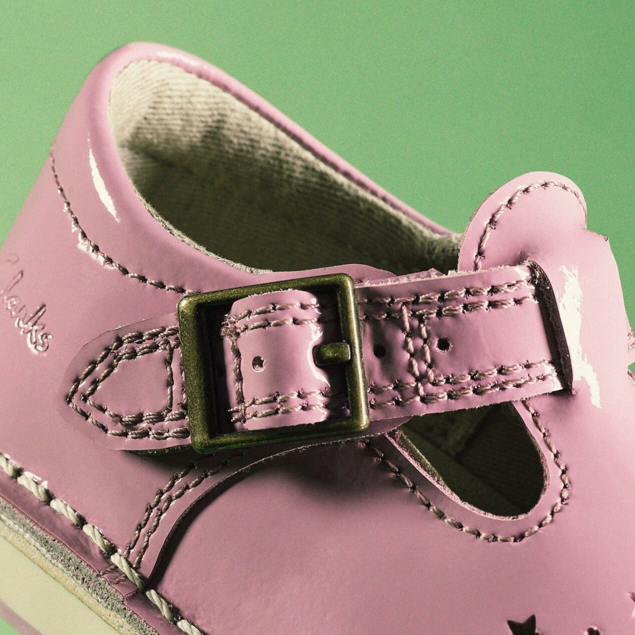 Joyful Skip Toddler Pink Patent Clarks Kids