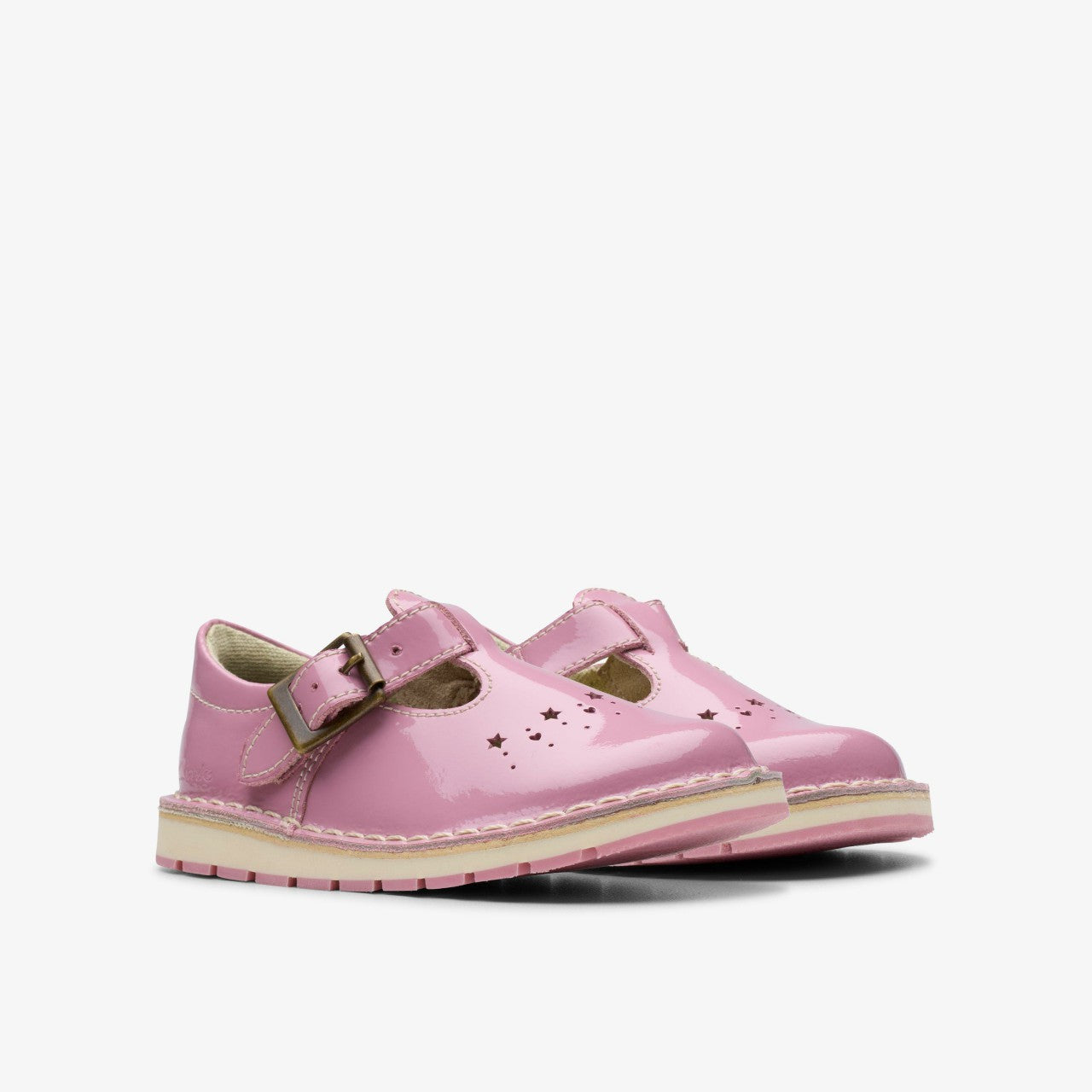 Joyful Skip Toddler Pink Patent Clarks Kids