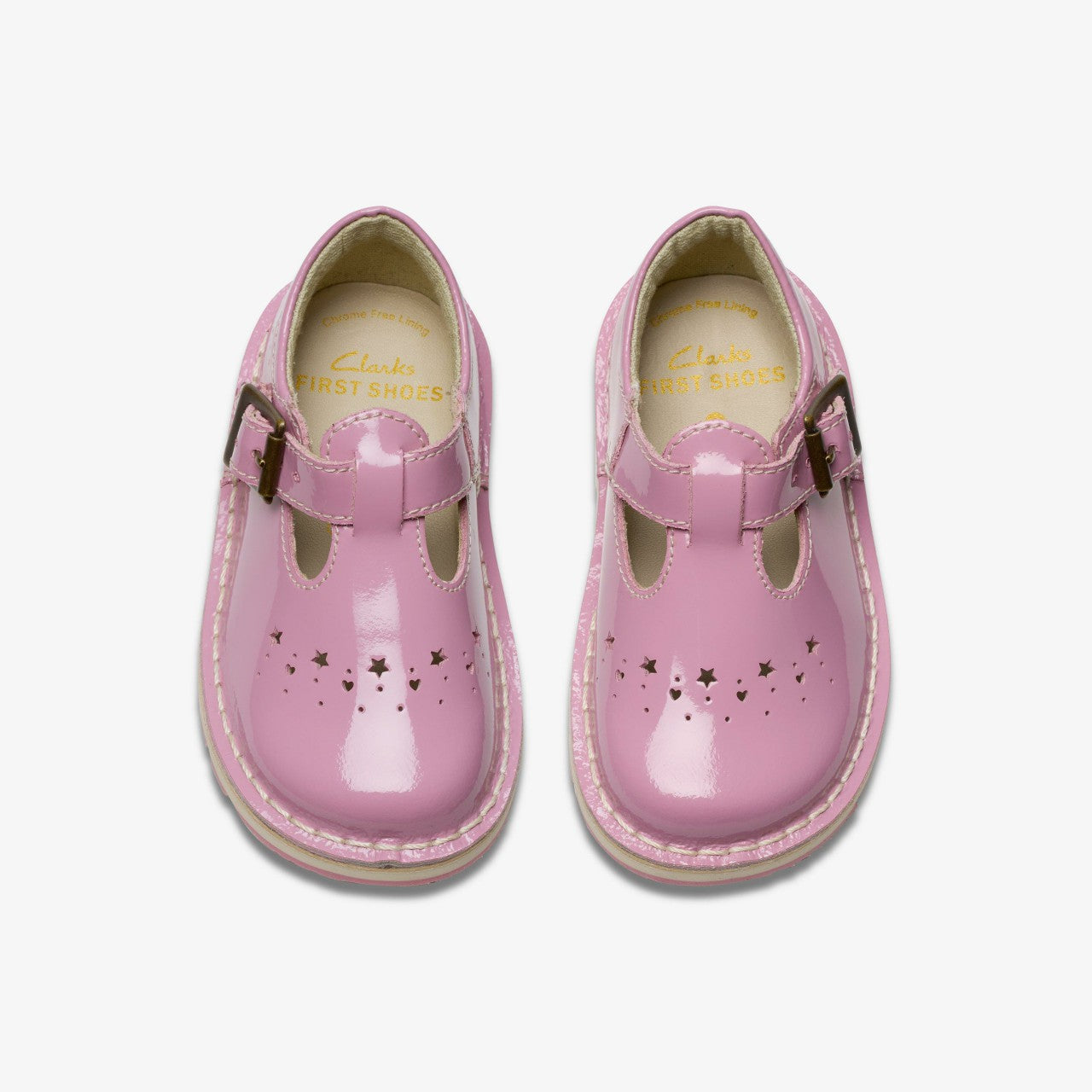 Joyful Skip Toddler Pink Patent Clarks Kids