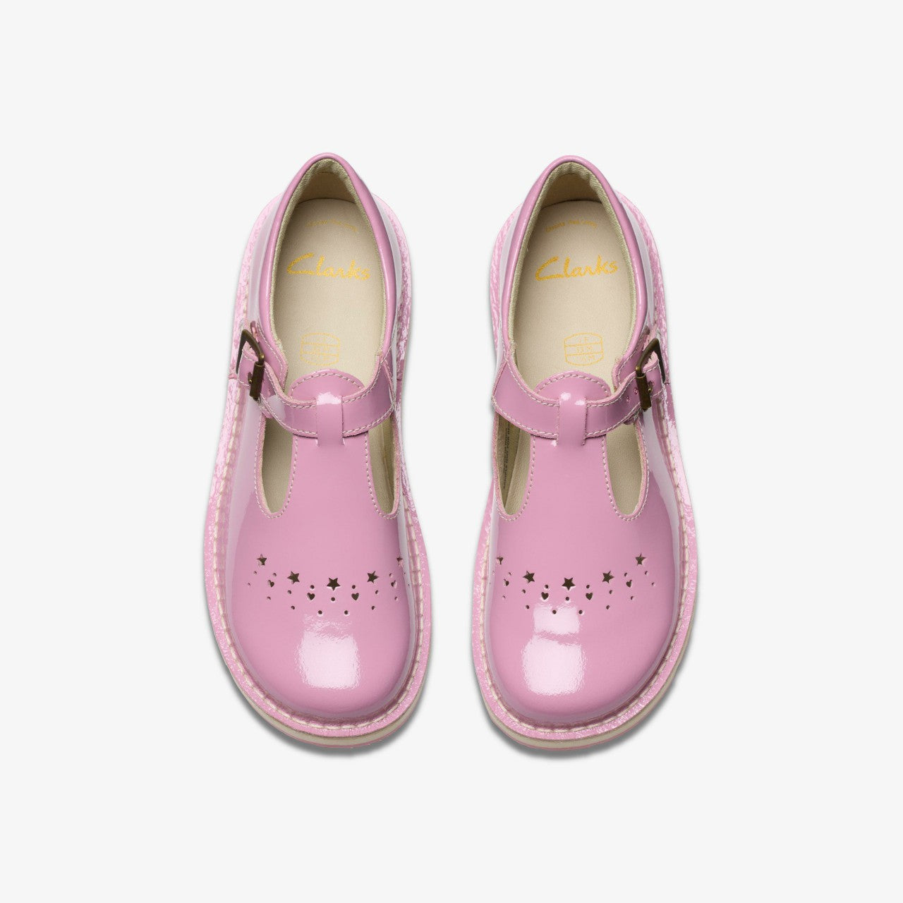 Joyful Skip Kid Pink Patent Clarks Kids