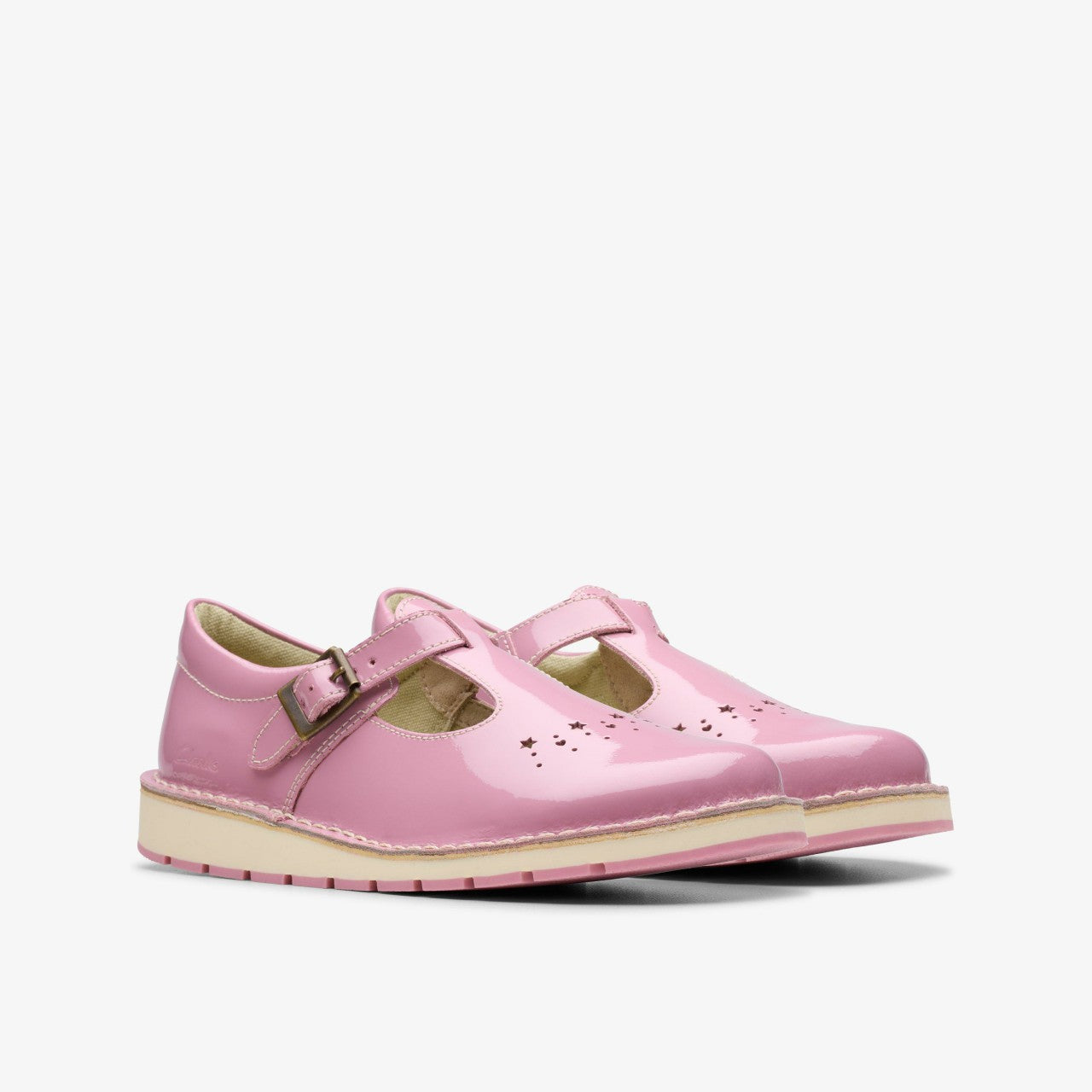 Joyful Skip Kid Pink Patent Clarks Kids