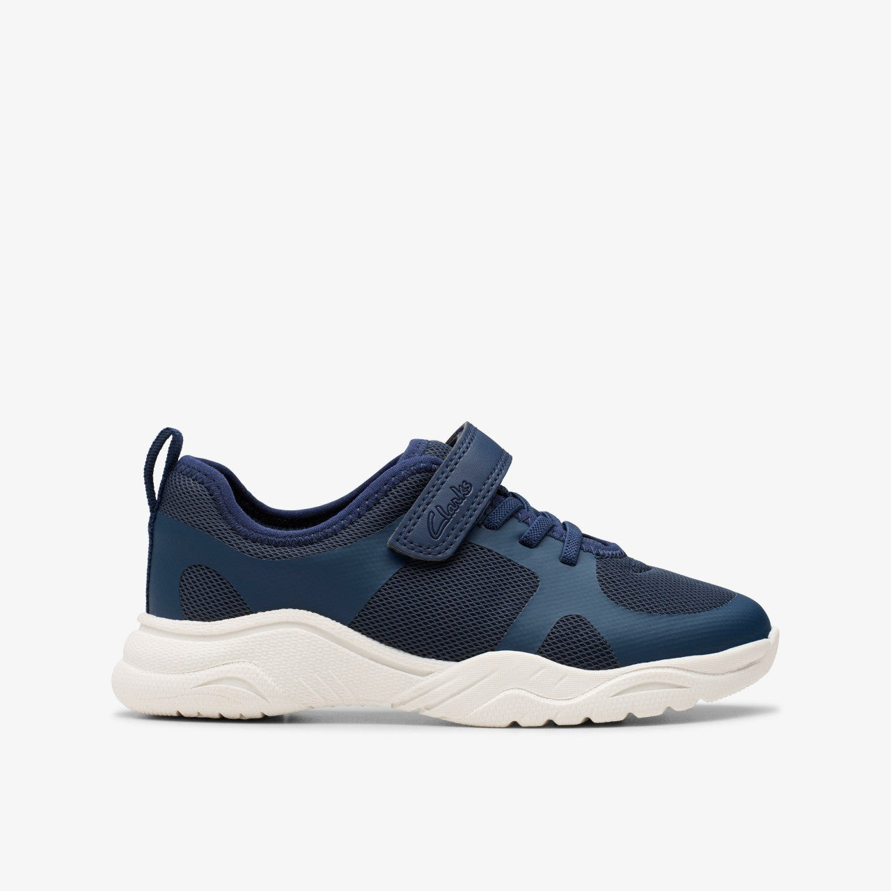 Feather Ath Kid Navy Clarks Kids