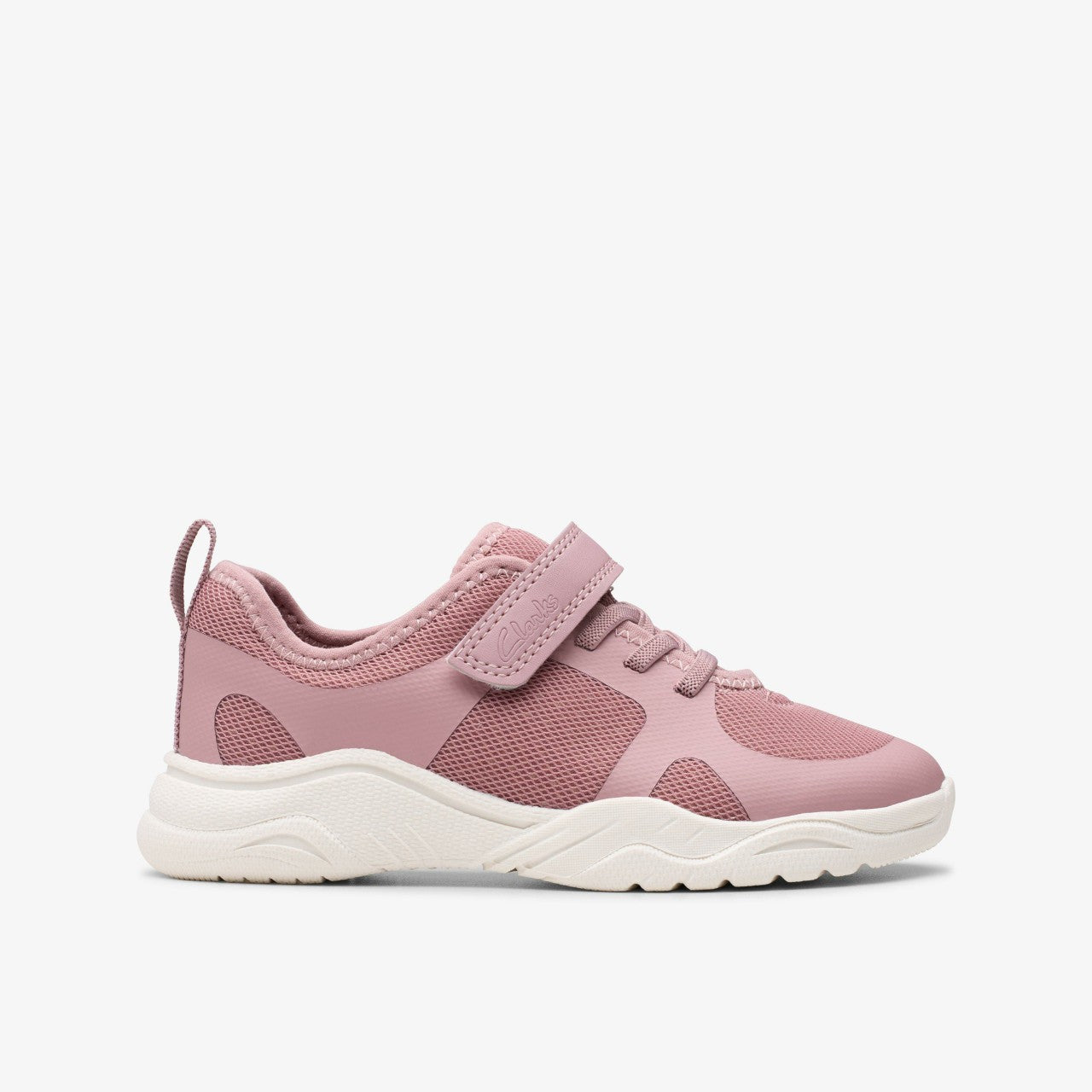 Feather Ath Kid Dusty Pink Clarks Kids