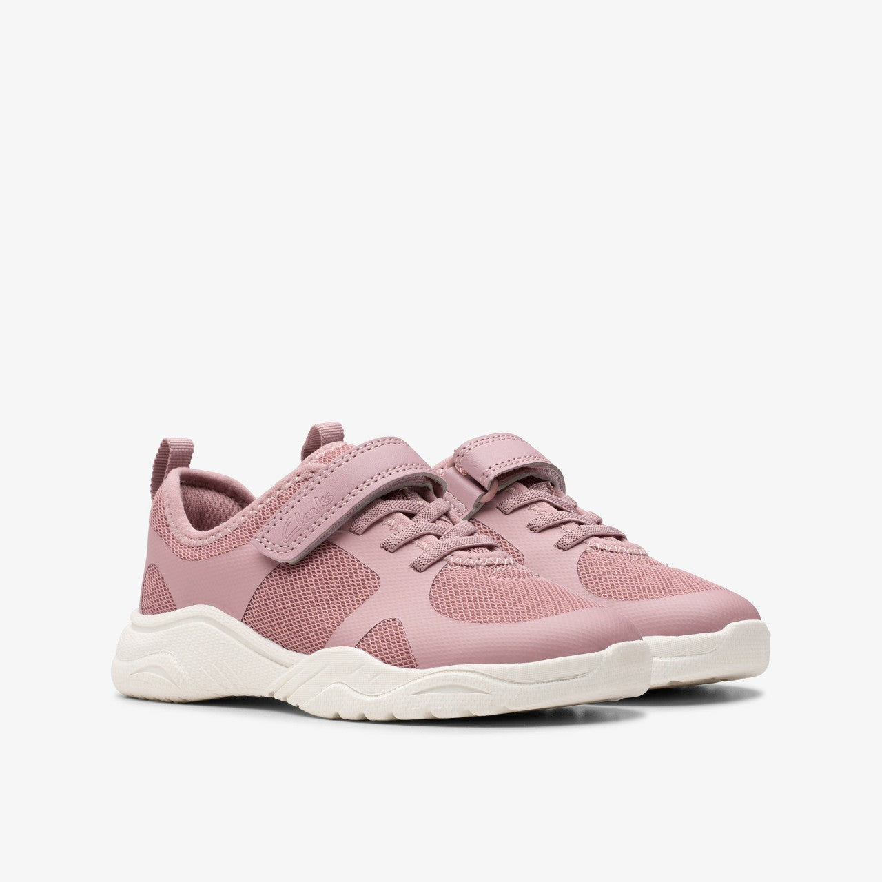 Feather Ath Kid Dusty Pink Clarks Kids
