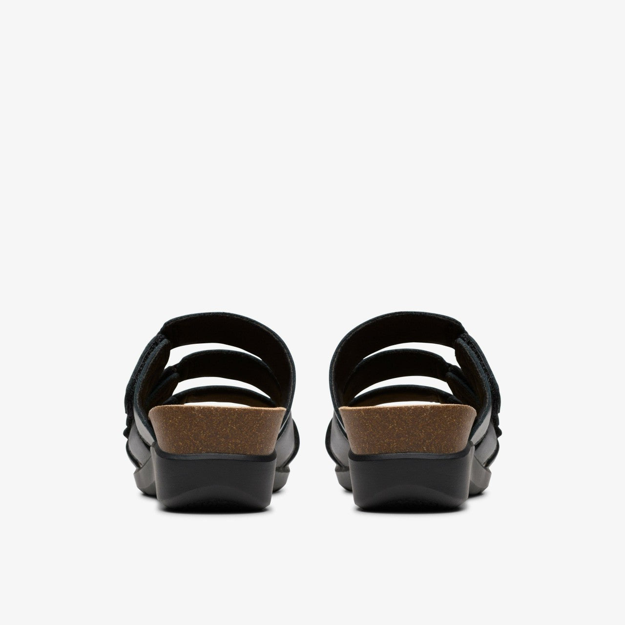 Calenne Lily Black Leather Clarks Women