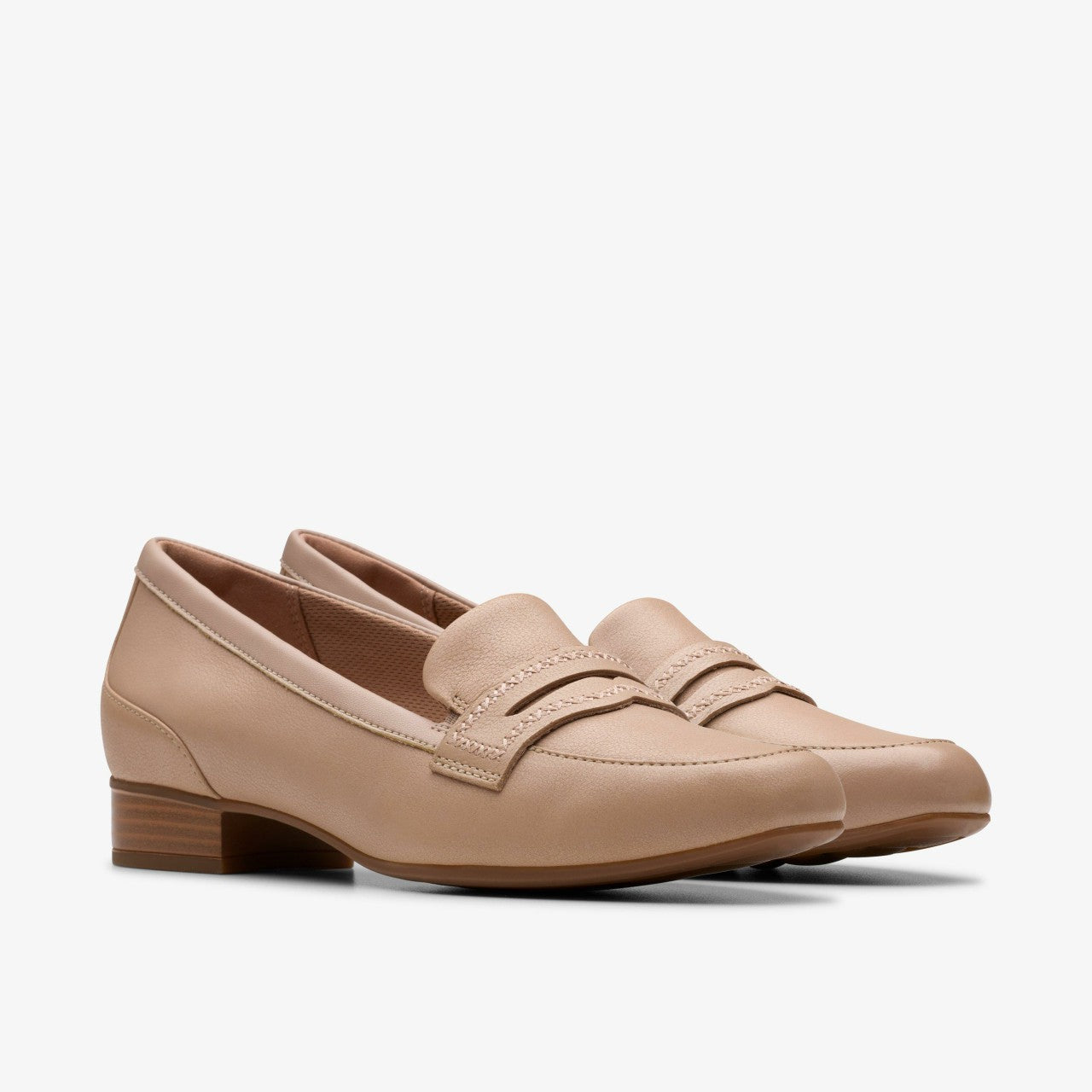 Juliet Top Beige Leather Clarks Women