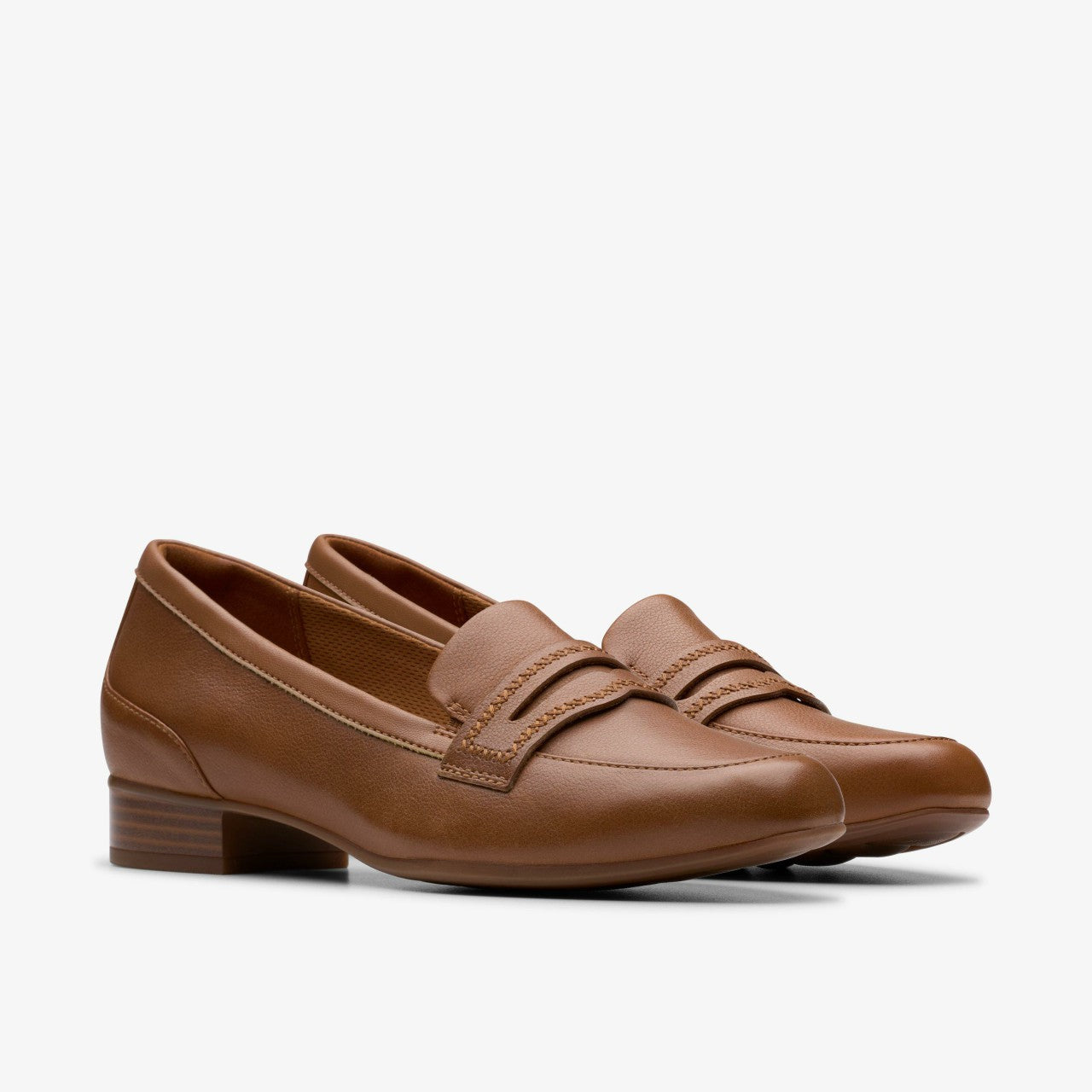 Juliet Top Tan Leather Clarks Women