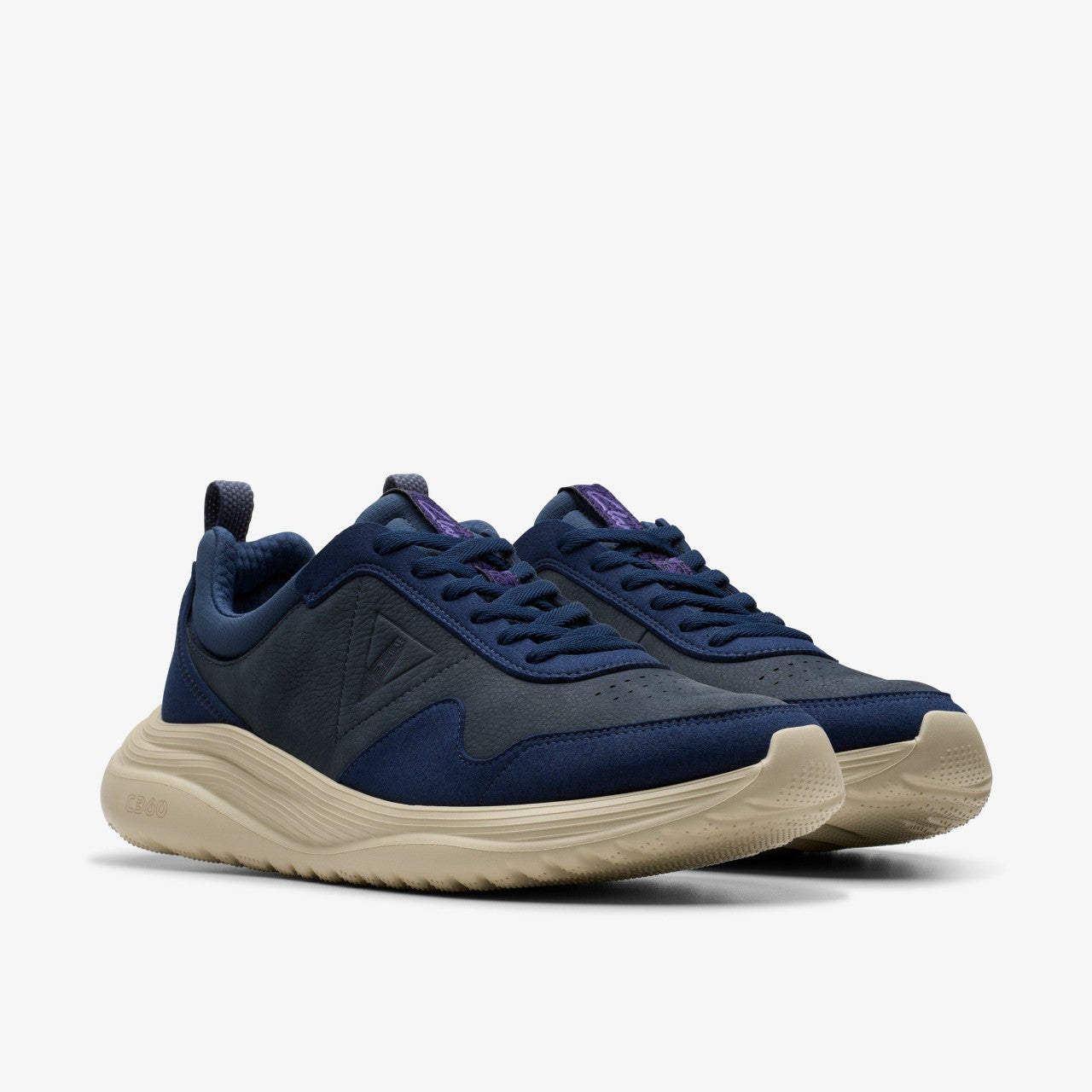 LT 360 Lace Navy Nubuck Clarks Men