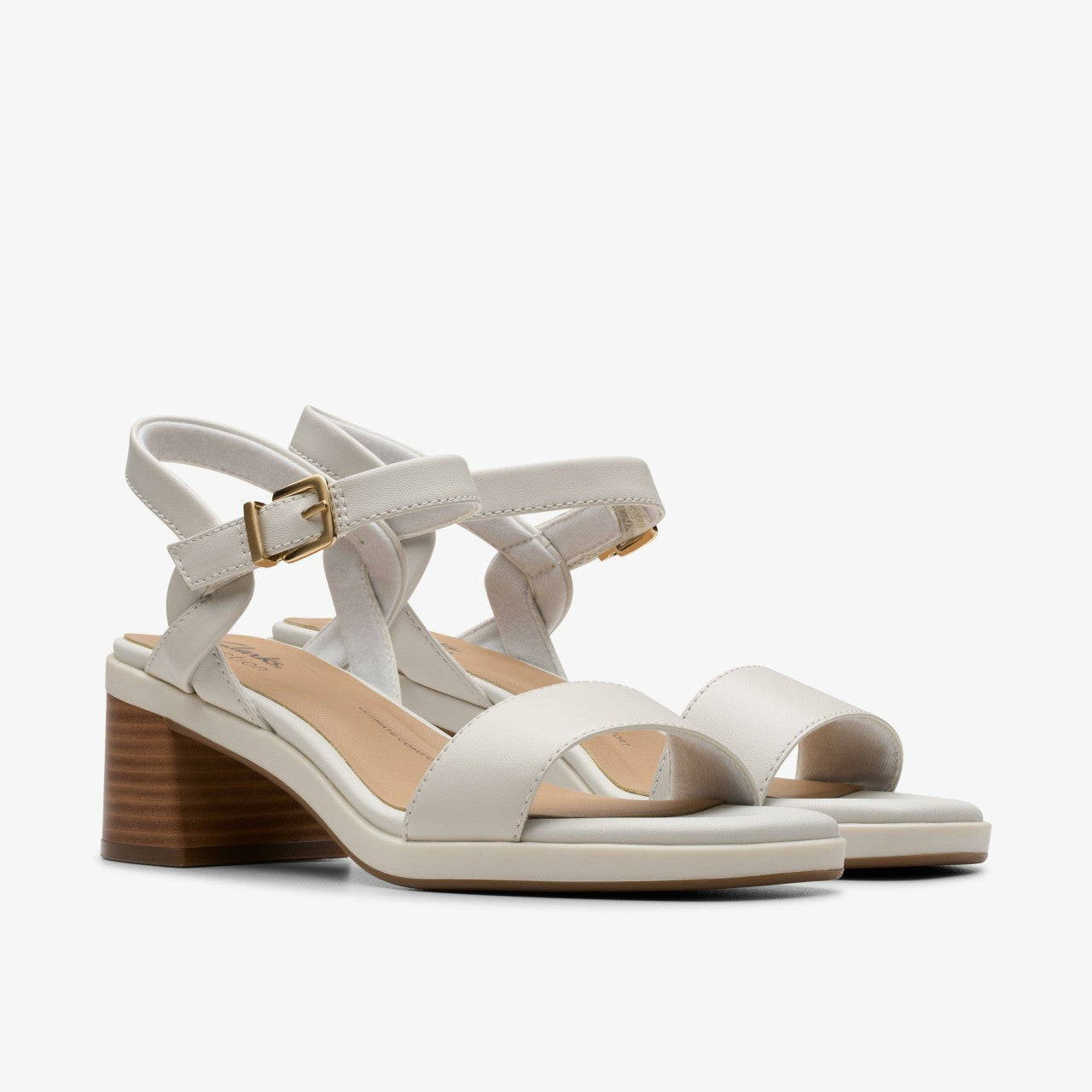 Jaylan Ray Off White Leather Clarks Women