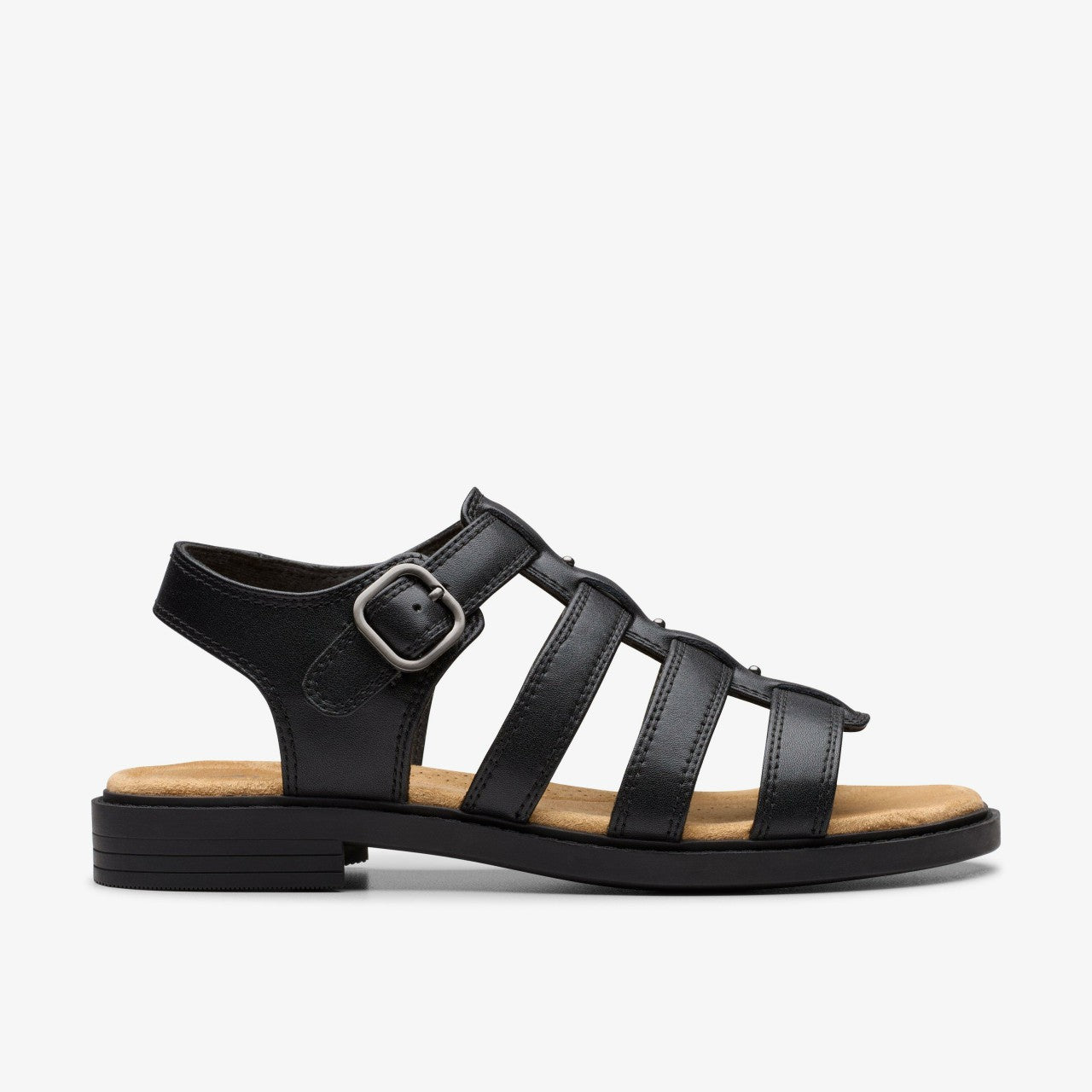 Trivanni Lux Black Leather Clarks Women