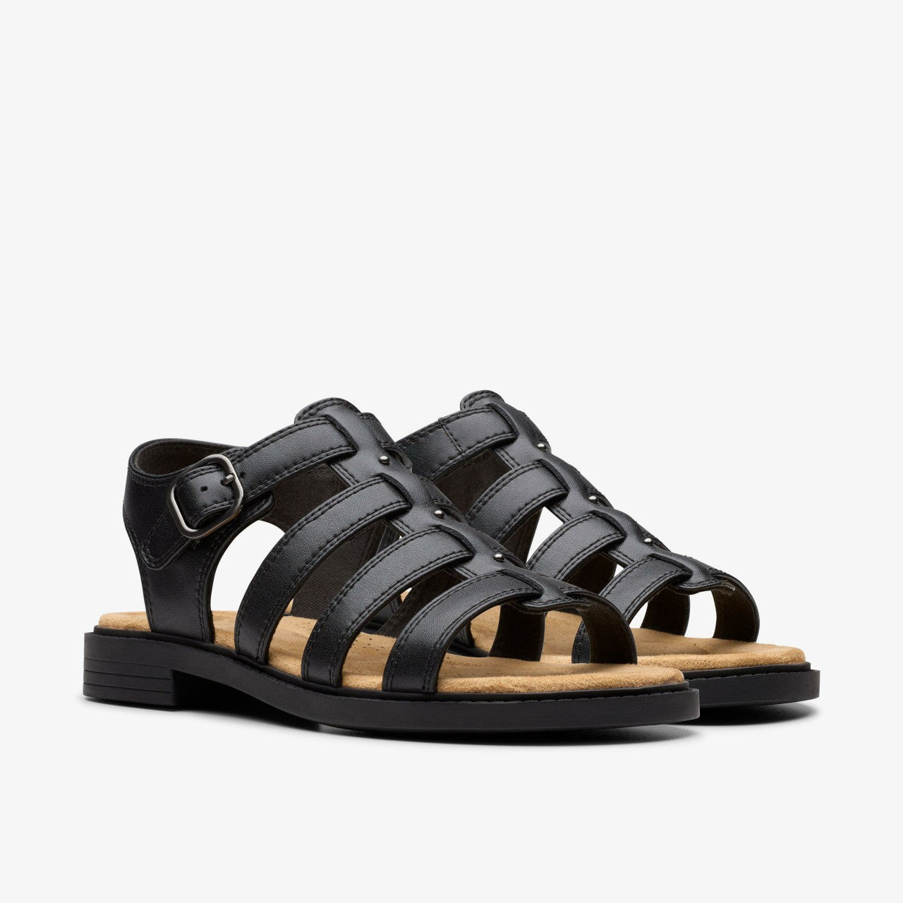Trivanni Lux Black Leather Clarks Women
