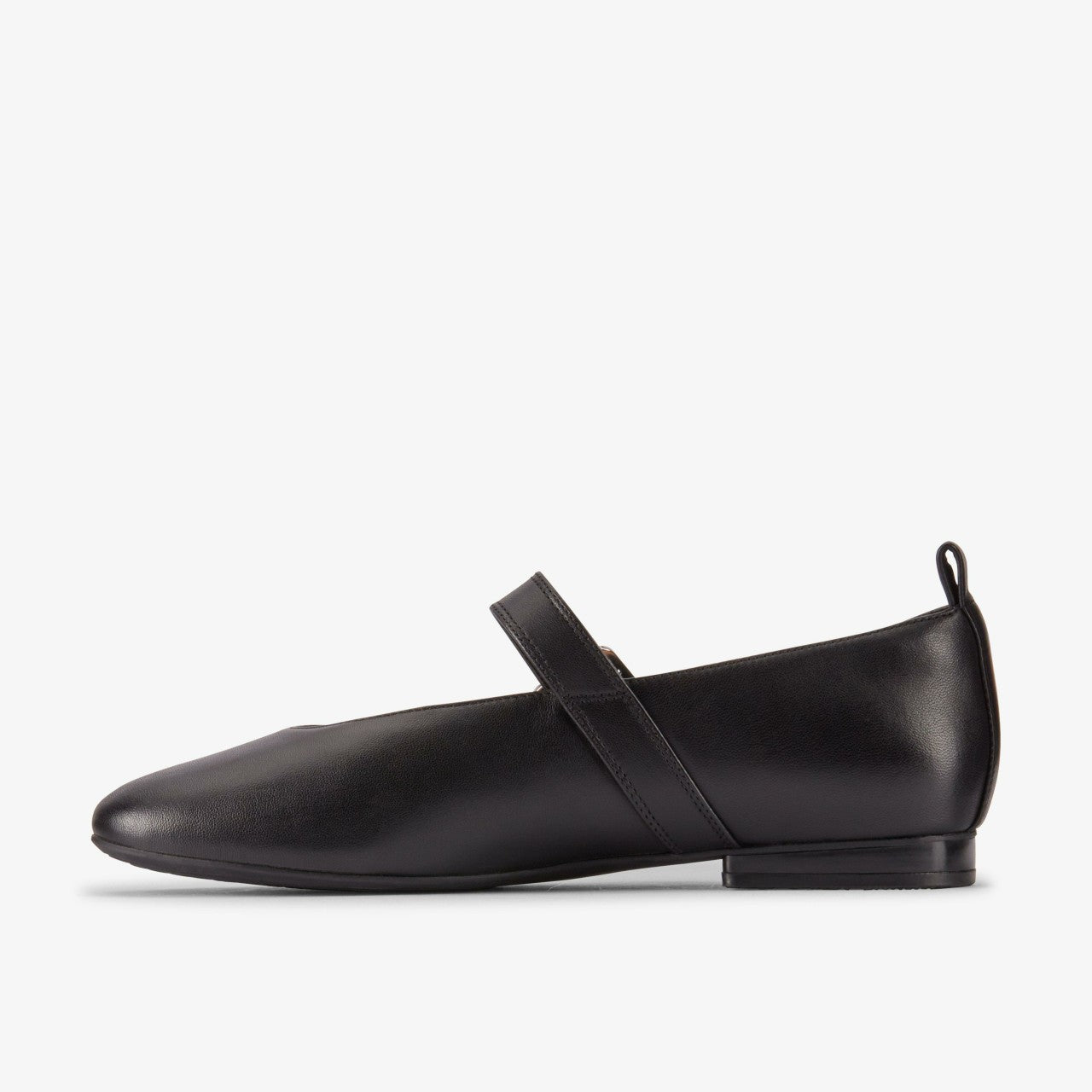 Fawna Bar Black Leather Clarks Women