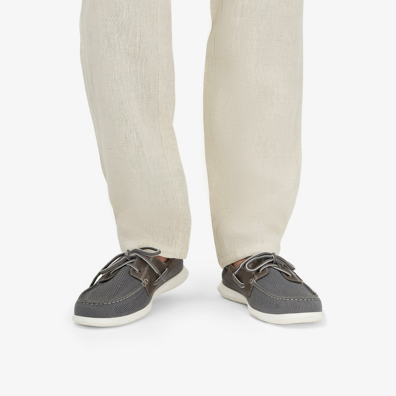 Flexway Tie Grey Combination Clarks Men