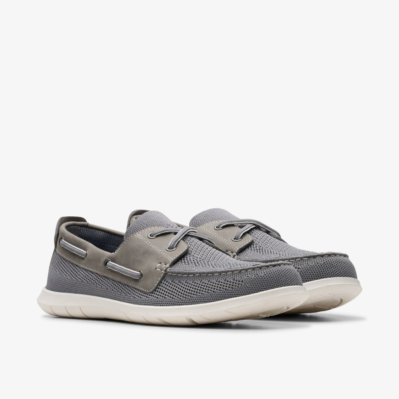 Flexway Tie Grey Combination Clarks Men