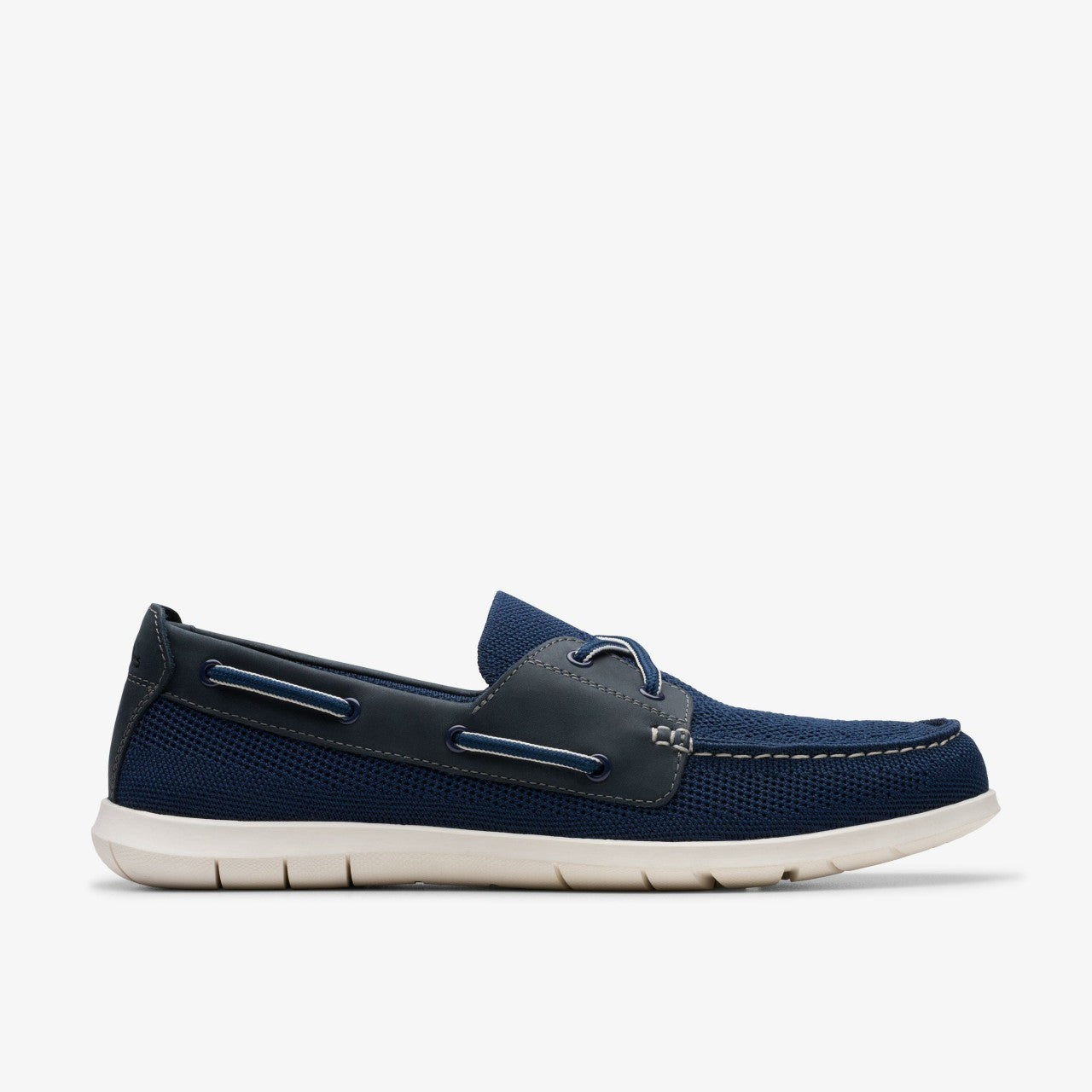 Flexway Tie Navy Combination Clarks Men