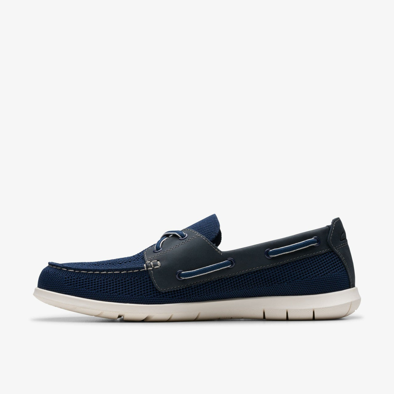 Flexway Tie Navy Combination Clarks Men