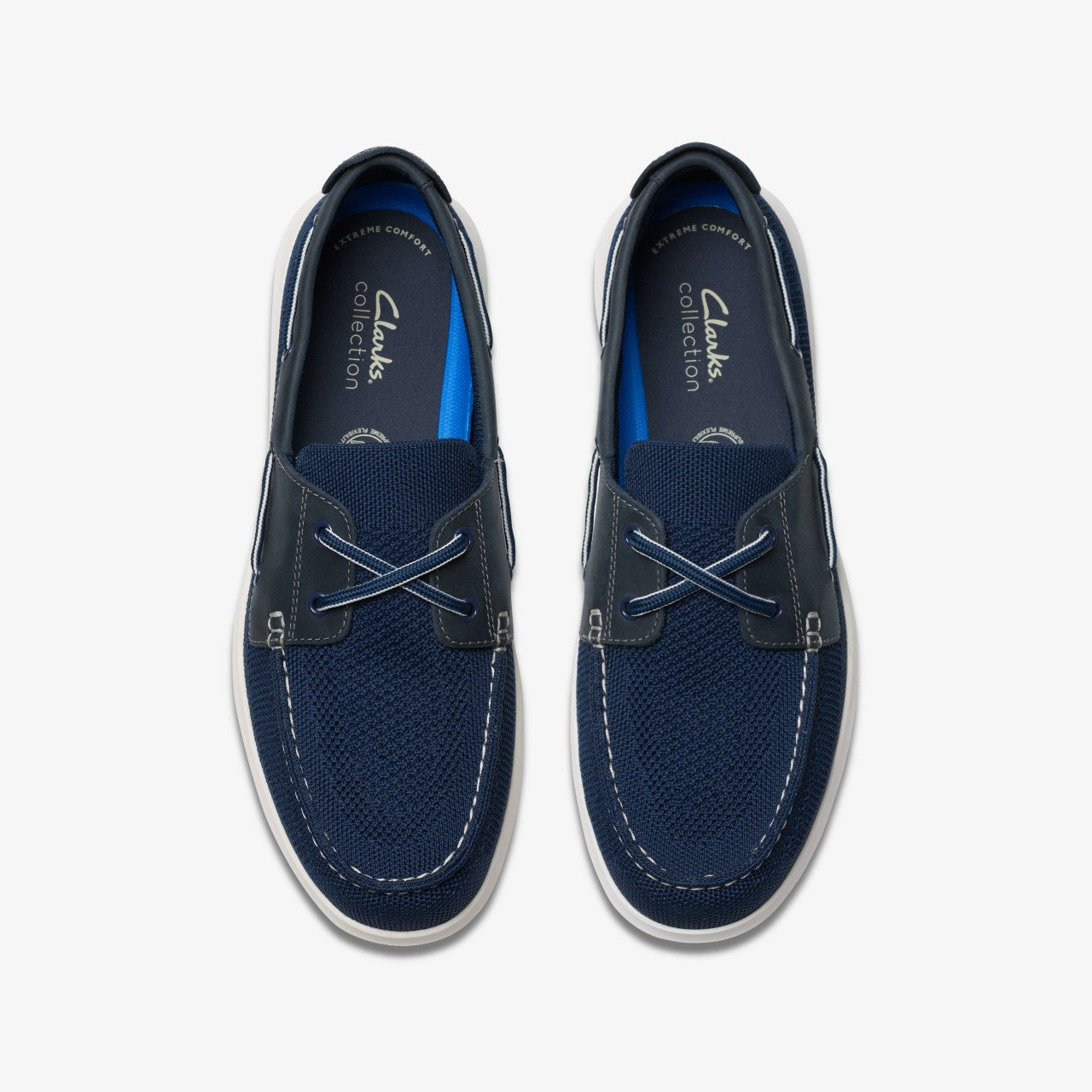 Flexway Tie Navy Combination Clarks Men