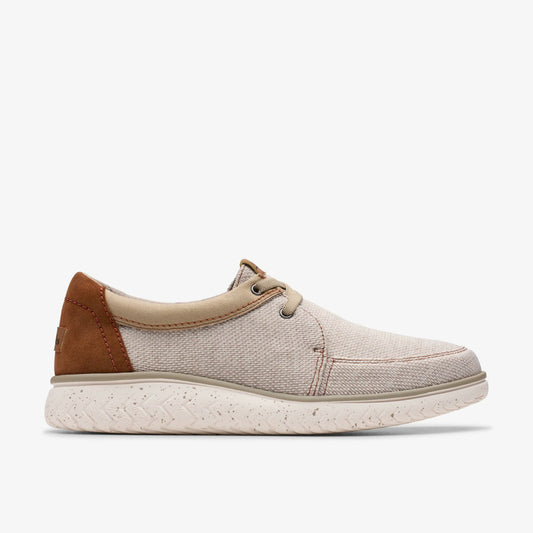 Relax Lite Lace Sand Textile Clarks Men