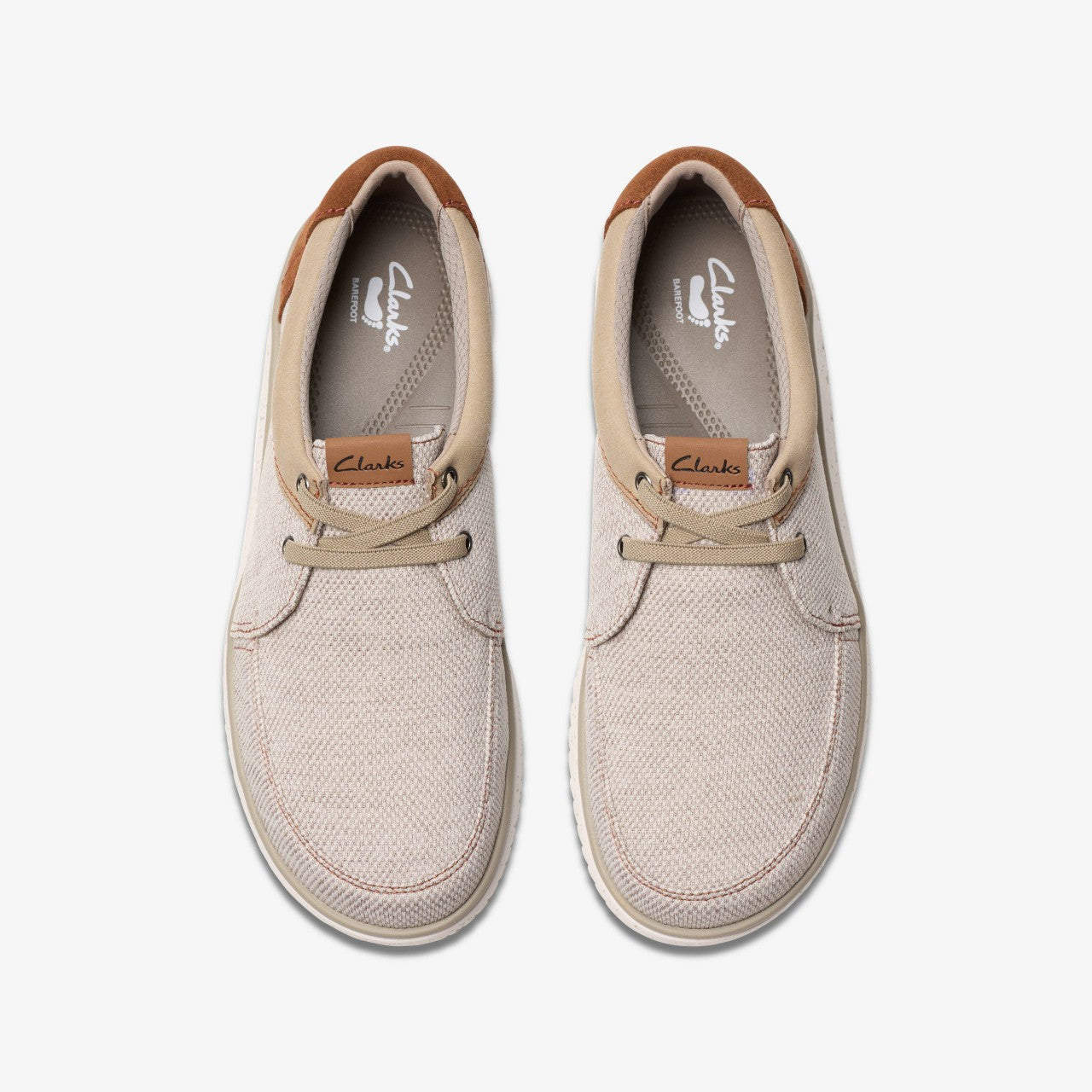 Relax Lite Lace Sand Textile Clarks Men
