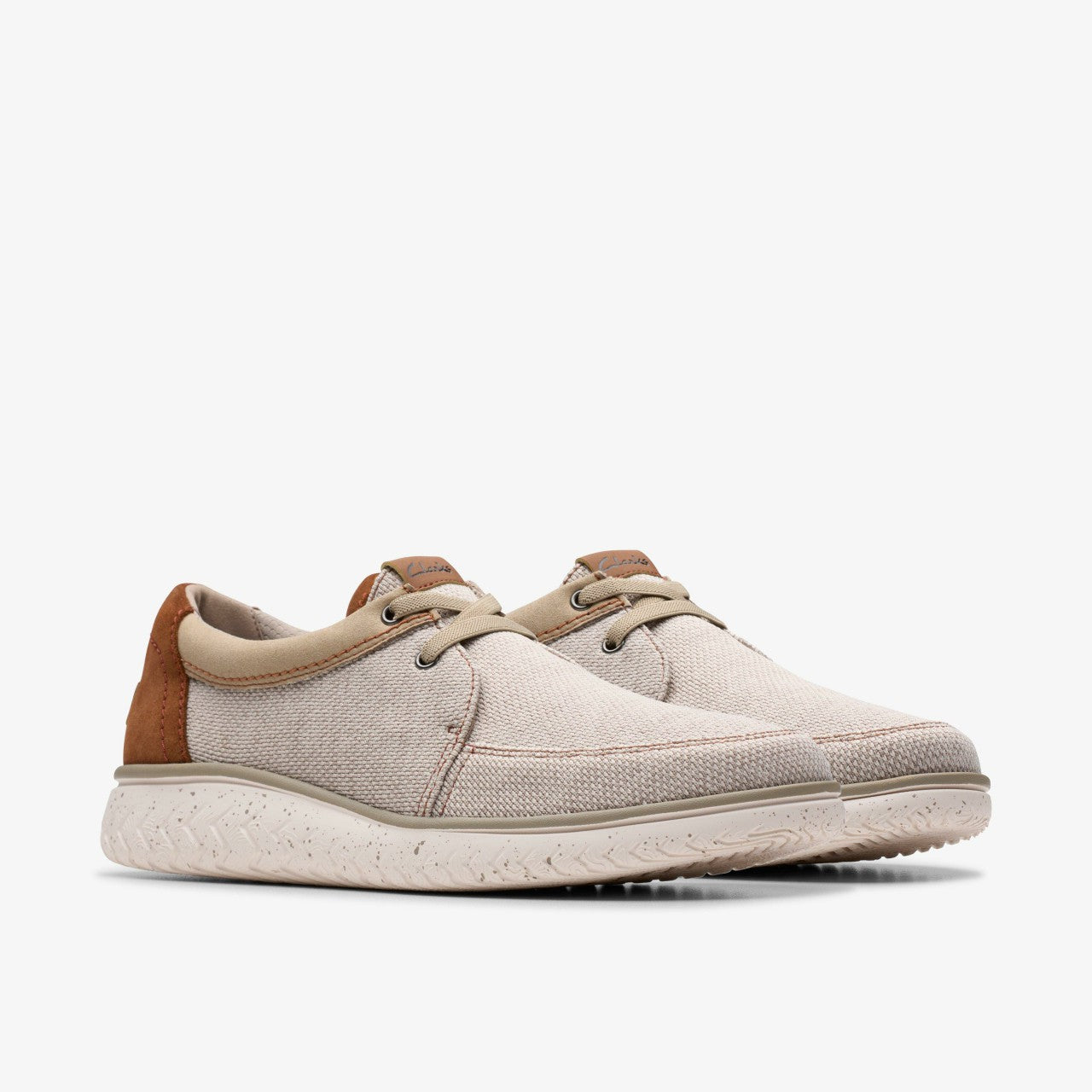 Relax Lite Lace Sand Textile Clarks Men