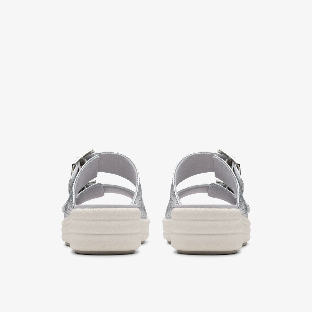 Drift Buckle Silver Metallic Clarks Women