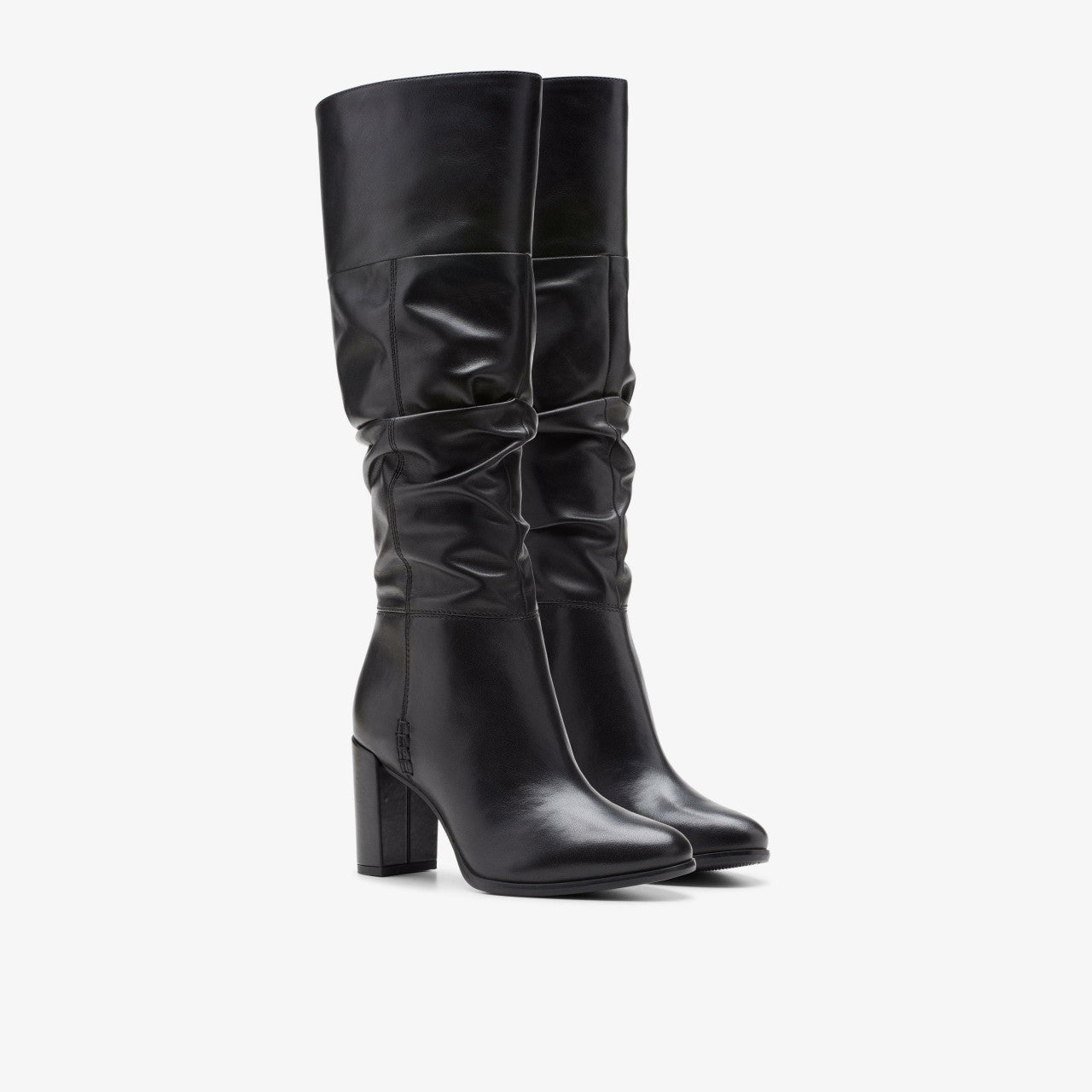 Freva 85 Slouch Black Leather Clarks Women