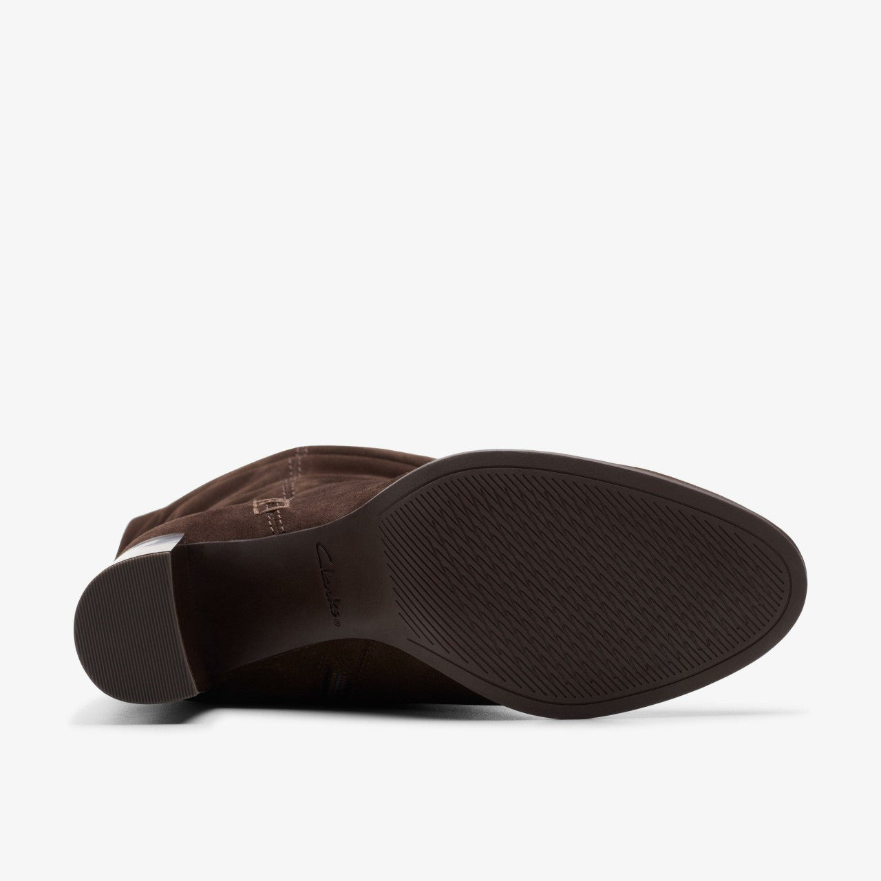 Freva 85 Slouch Dark Brown Suede Clarks Women