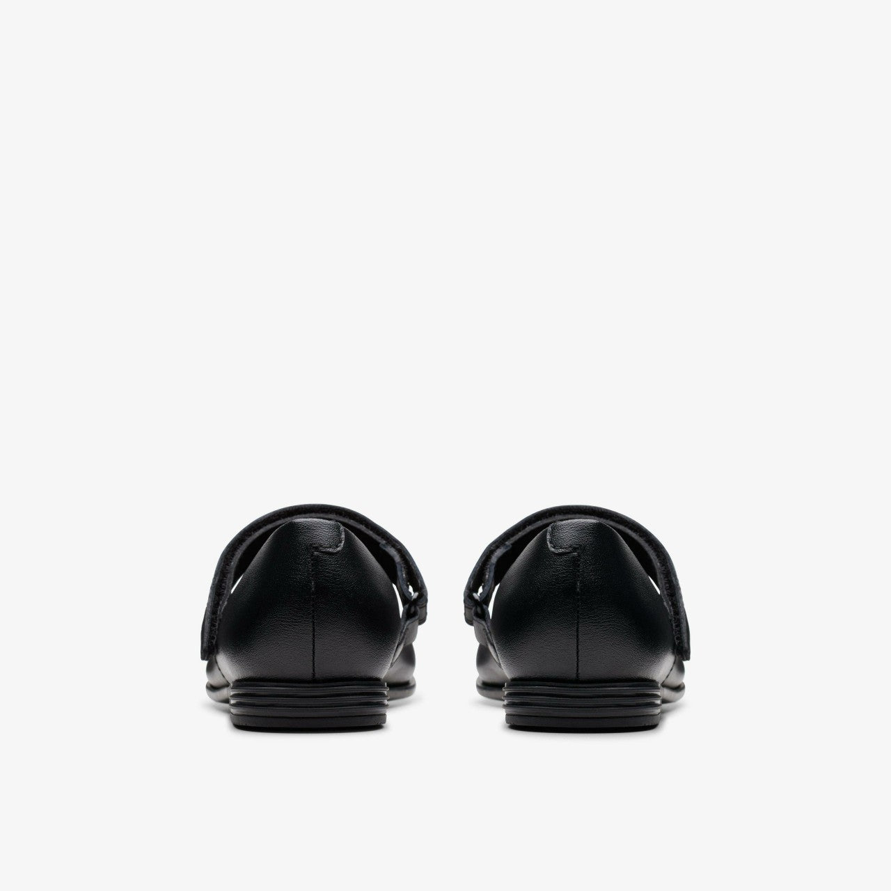 Finja Gem Kid Black Leather Clarks Kids