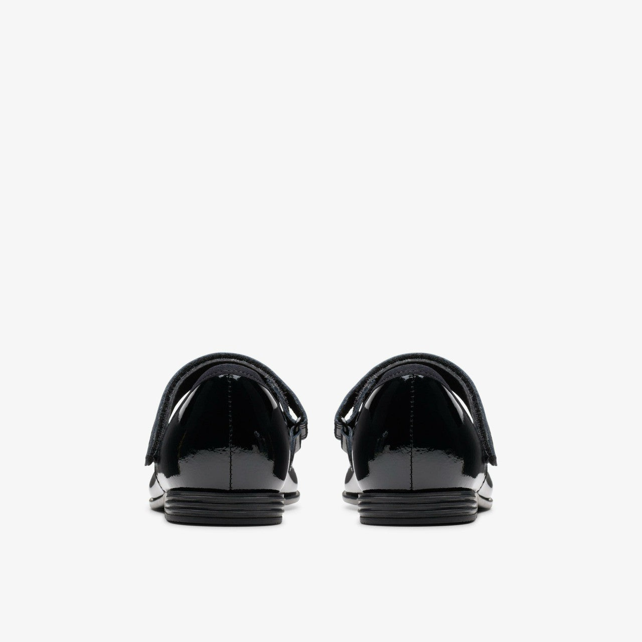 Finja Tap Older Black Patent Clarks Kids