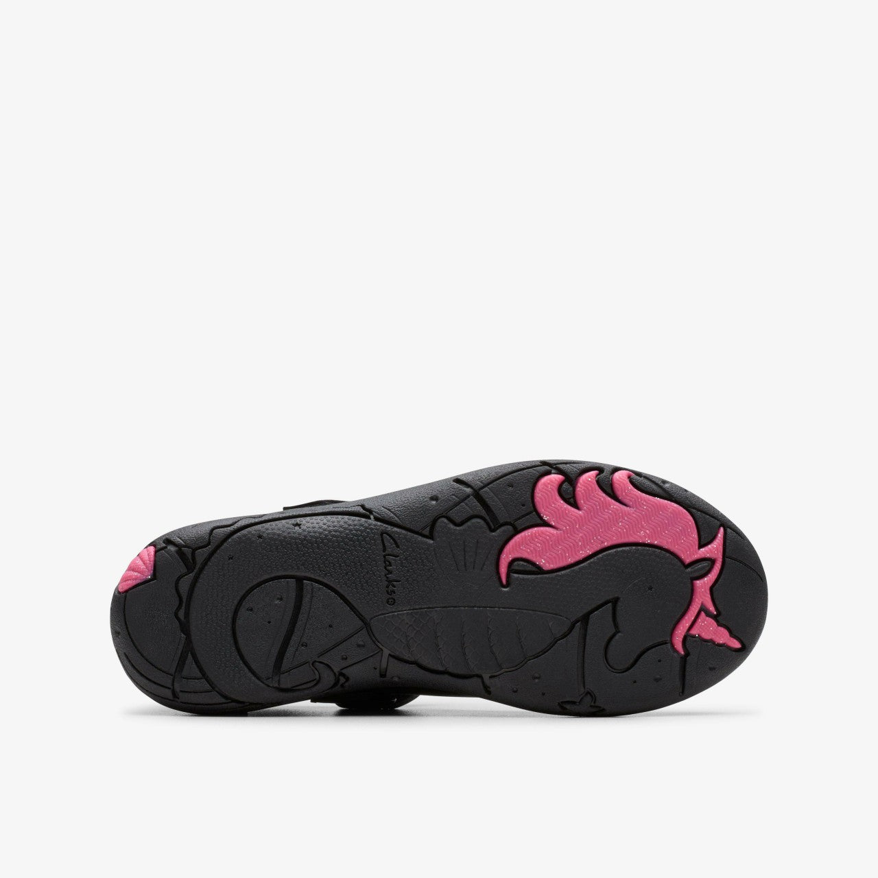 Relda Wish Kid Black Leather Clarks Kids