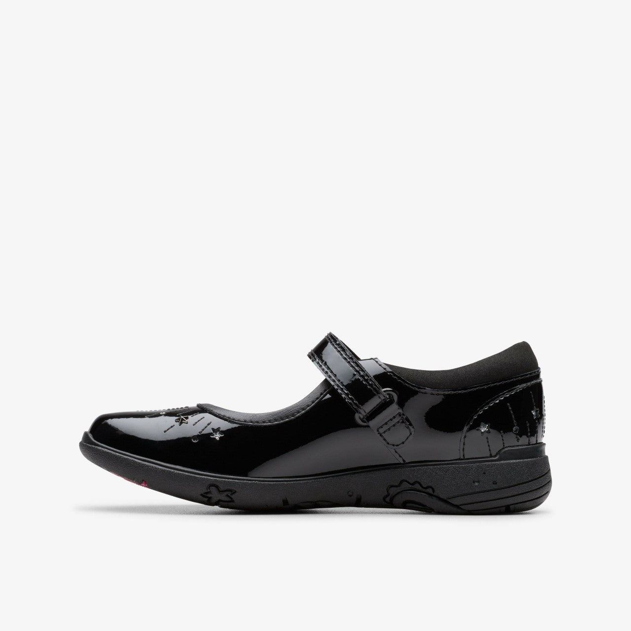 Relda Wish Kid Black Patent Clarks Kids