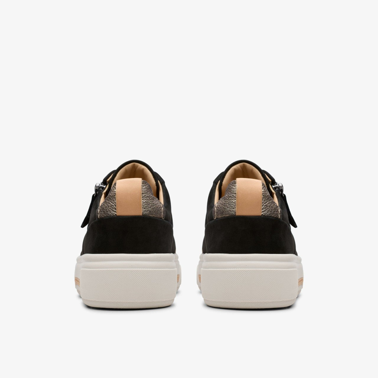 Hollyhock Zip Black Nubuck Clarks Women