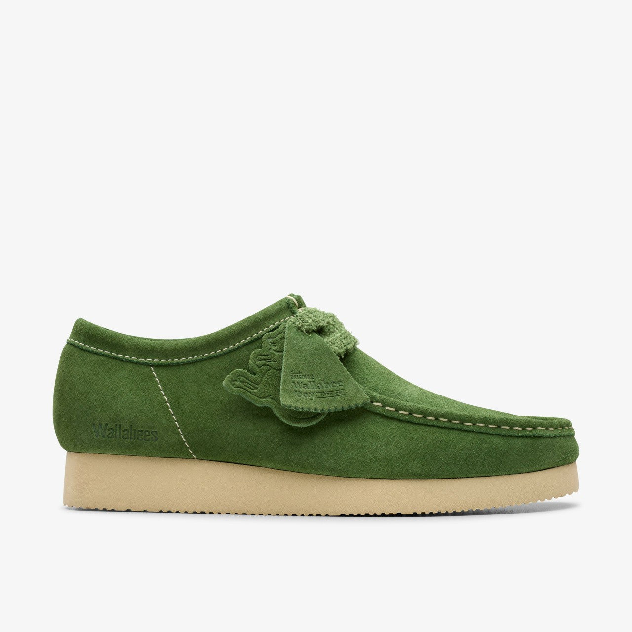 Wallabee 2604 Green Suede Clarks Men