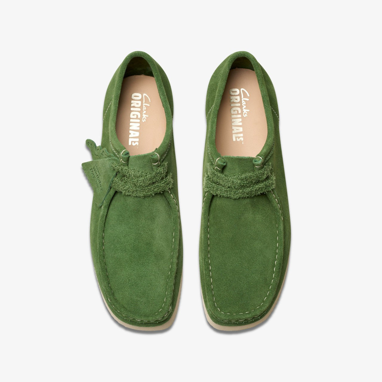 Wallabee 2604 Green Suede Clarks Men