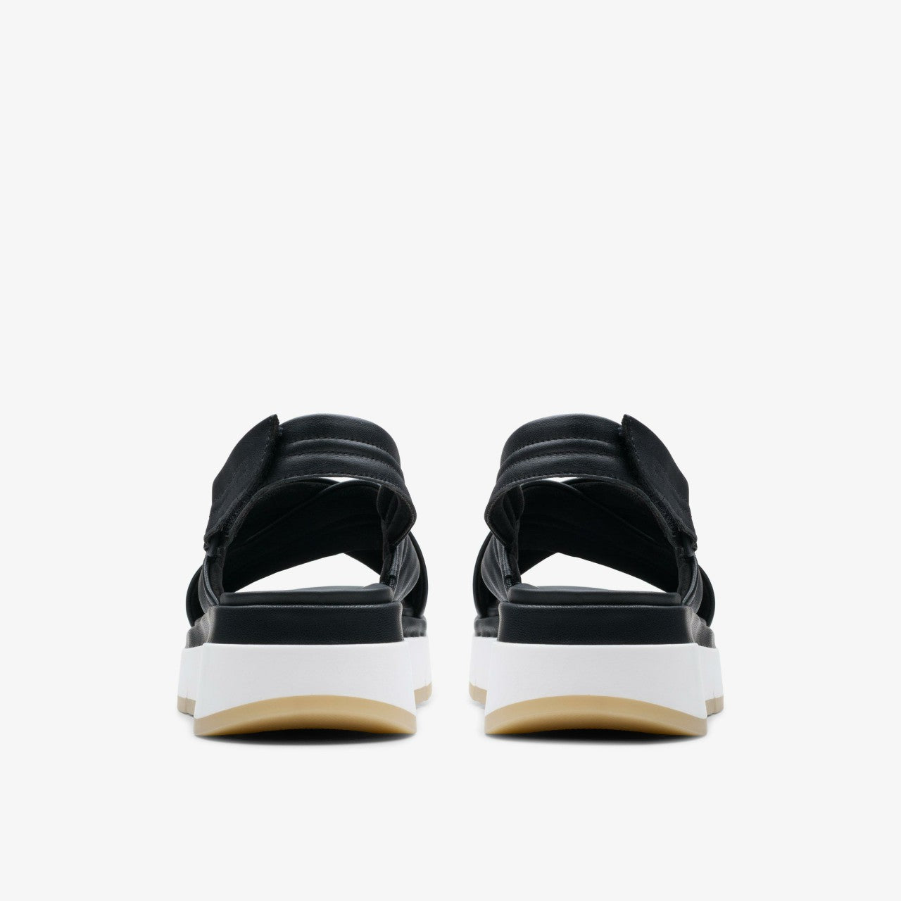 Tuscan Cross Black Leather Clarks Women