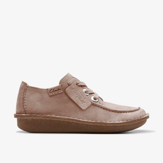 Funny Dream Light Pink Suede Clarks Women