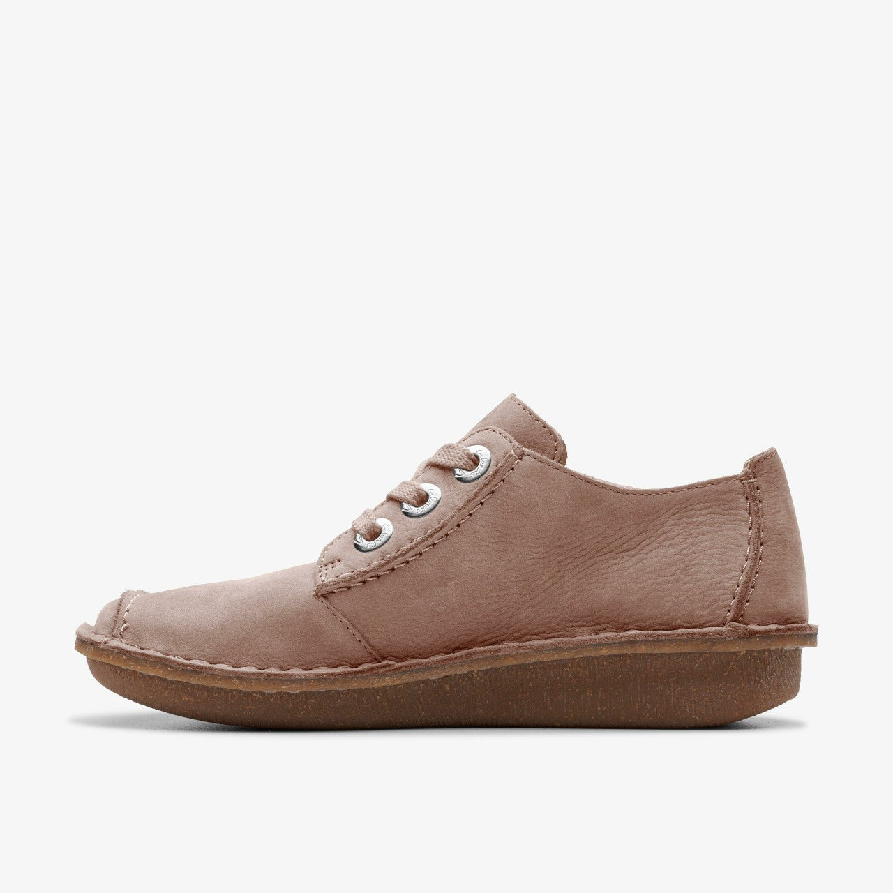 Funny Dream Light Pink Suede Clarks Women