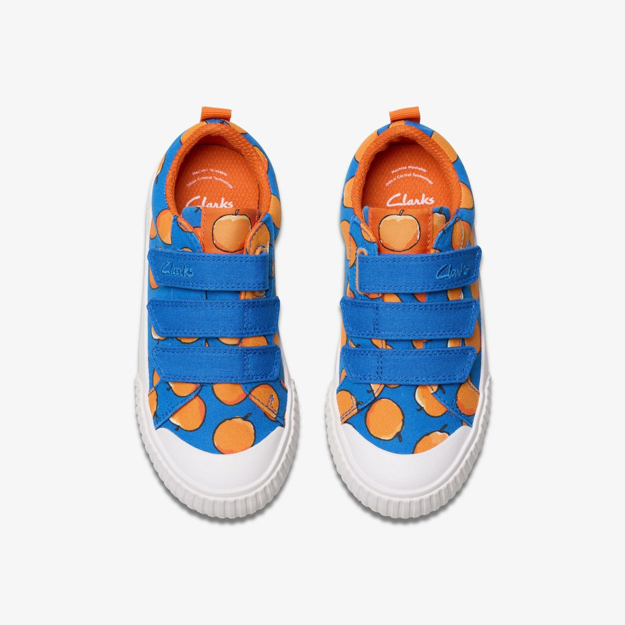 Roald Dahl James & the Giant Peach Foxing Air Kid Blue Canvas Clarks Kids