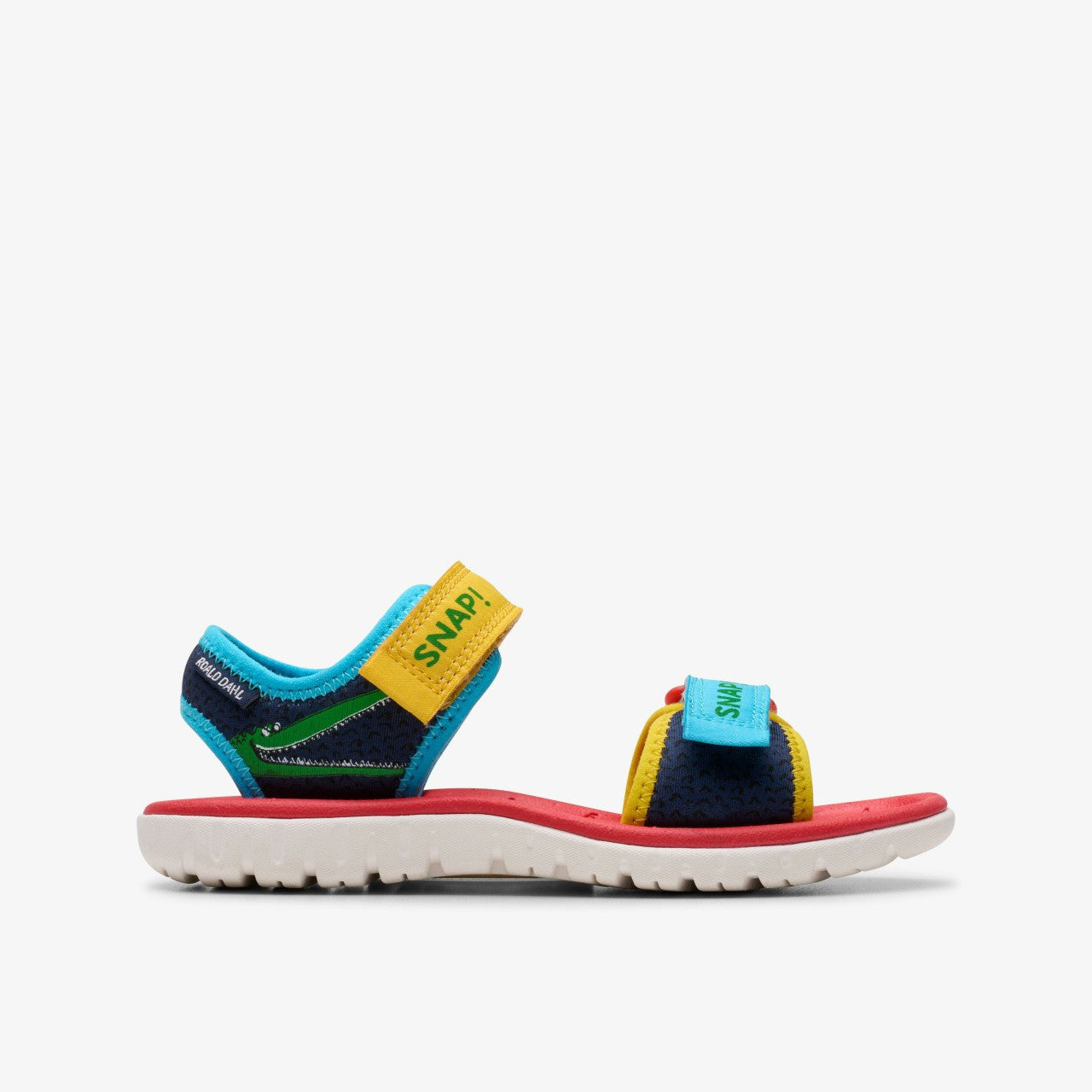 Roald Dahl The Enormous Crocodile Surfing Ace Kid Navy Print Clarks Kids